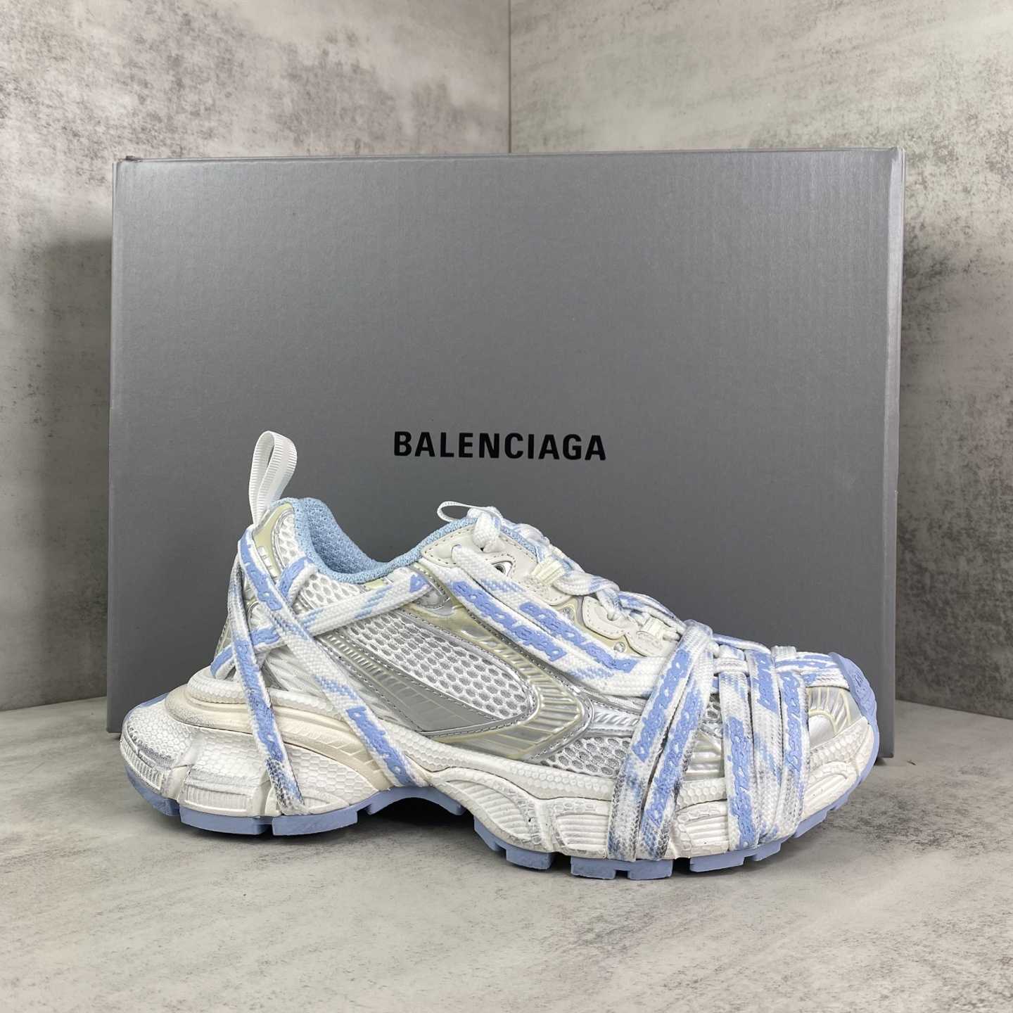 Balenciaga 3XL Extreme Laces Logo Sneaker  - DopestKickz