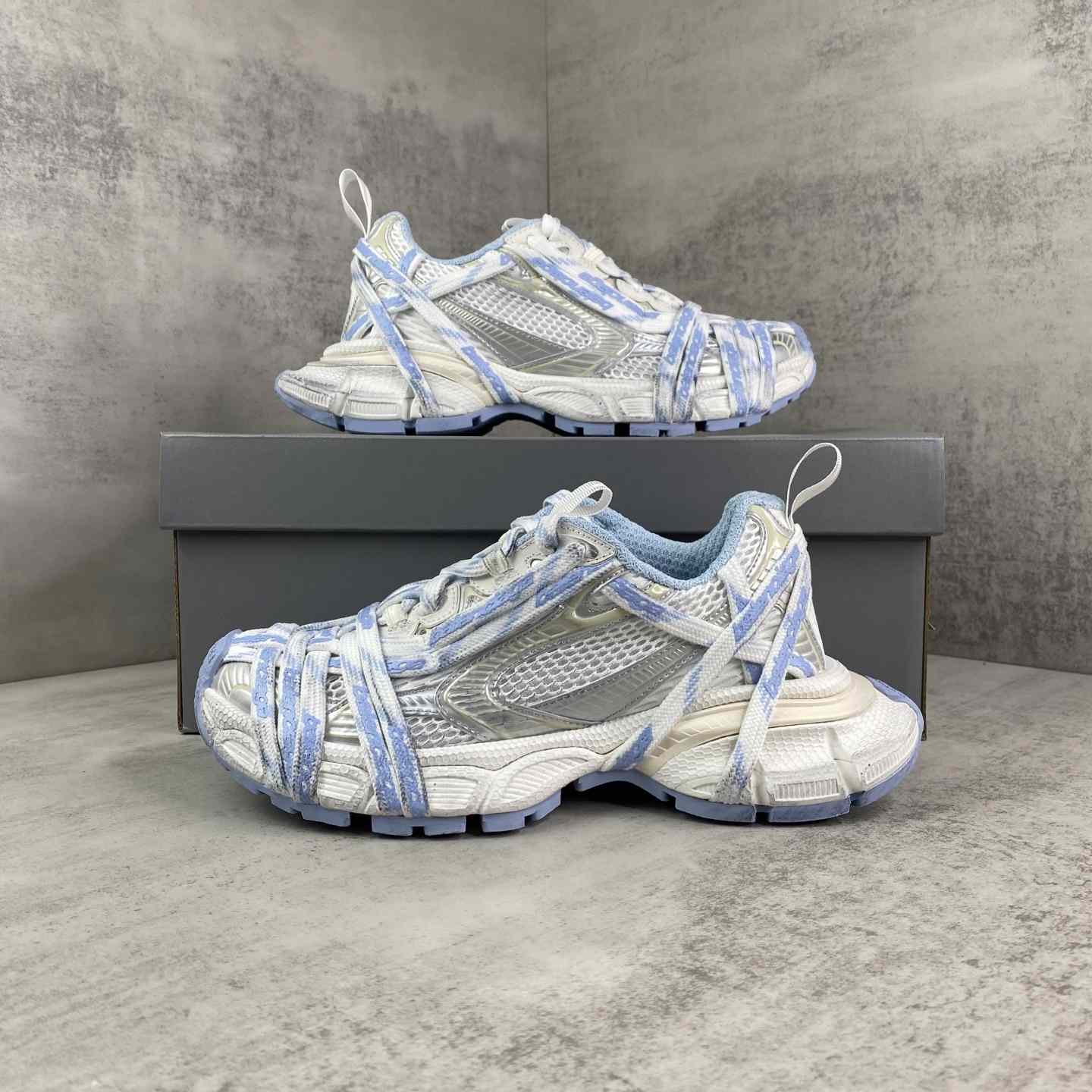 Balenciaga 3XL Extreme Laces Logo Sneaker  - DopestKickz