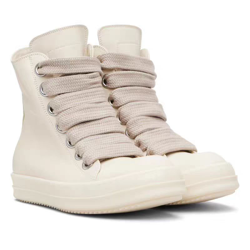 Rick Owens Off-White Temple Jumbolace Sneakers - DopestKickz