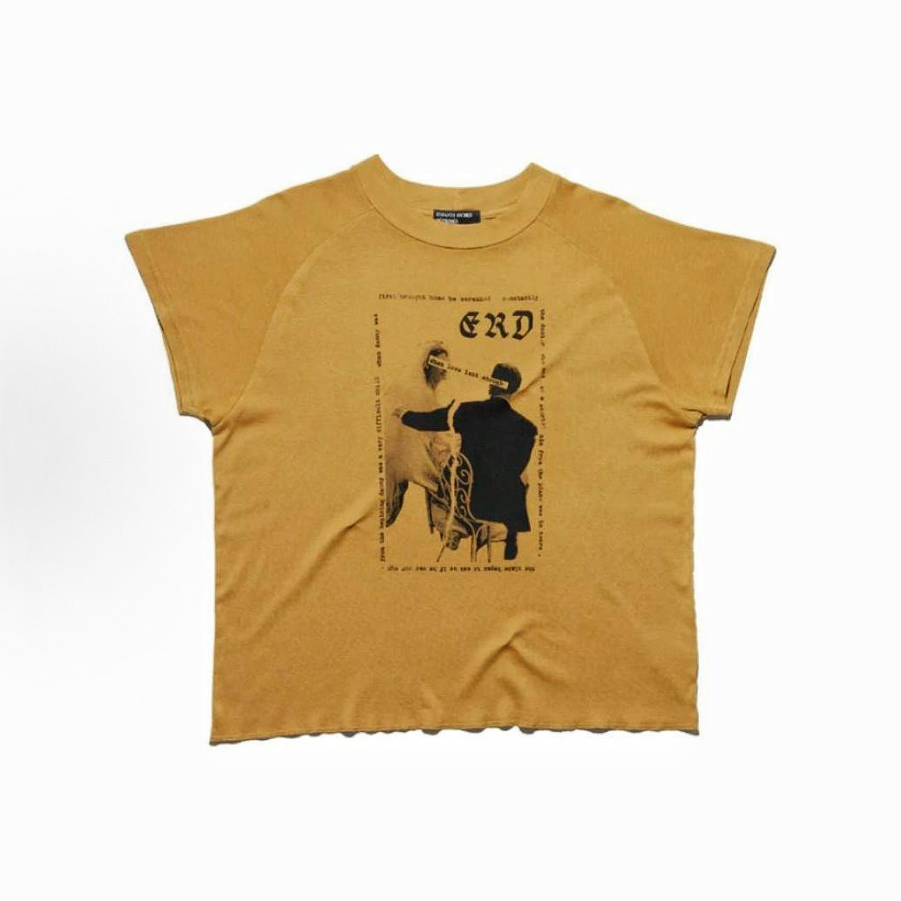 Enfants Riches Déprimés Love Isn’t Enough Mock Neck T-Shirt 'Chai Tea' - DopestKickz