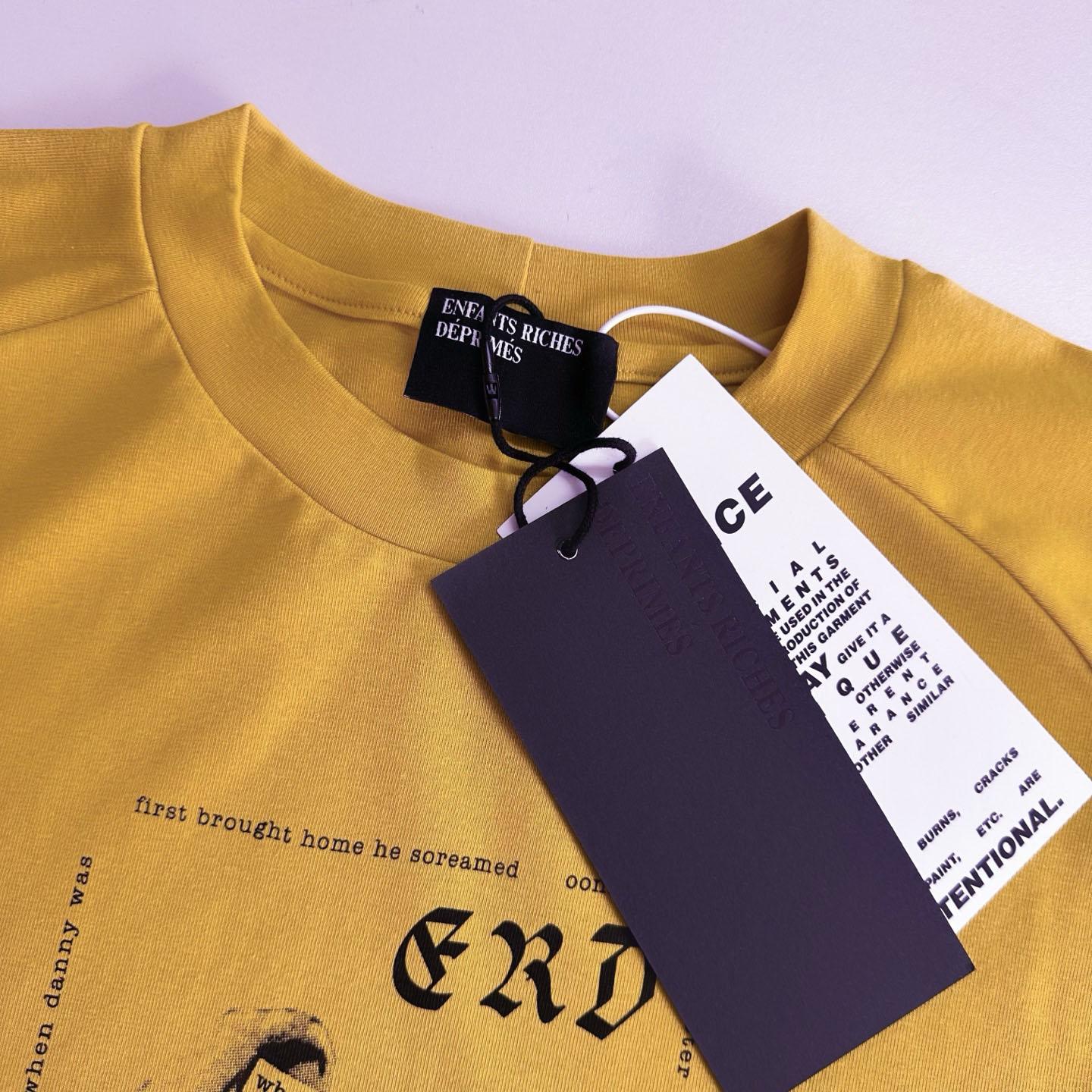 Enfants Riches Déprimés Love Isn’t Enough Mock Neck T-Shirt 'Chai Tea' - DopestKickz