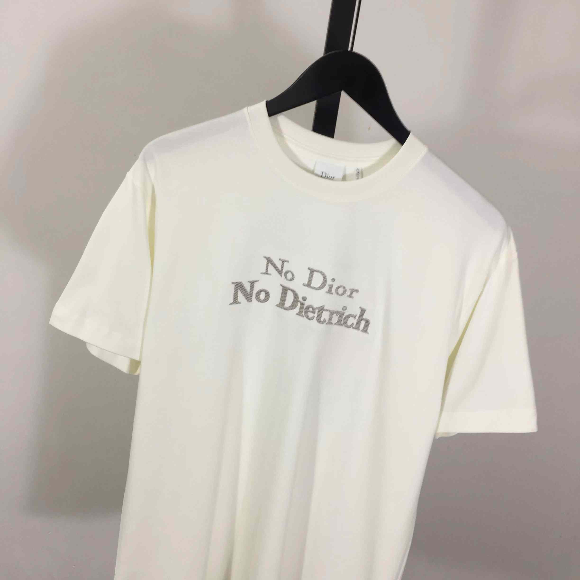 Dior T-shirt With Lettering  - DopestKickz