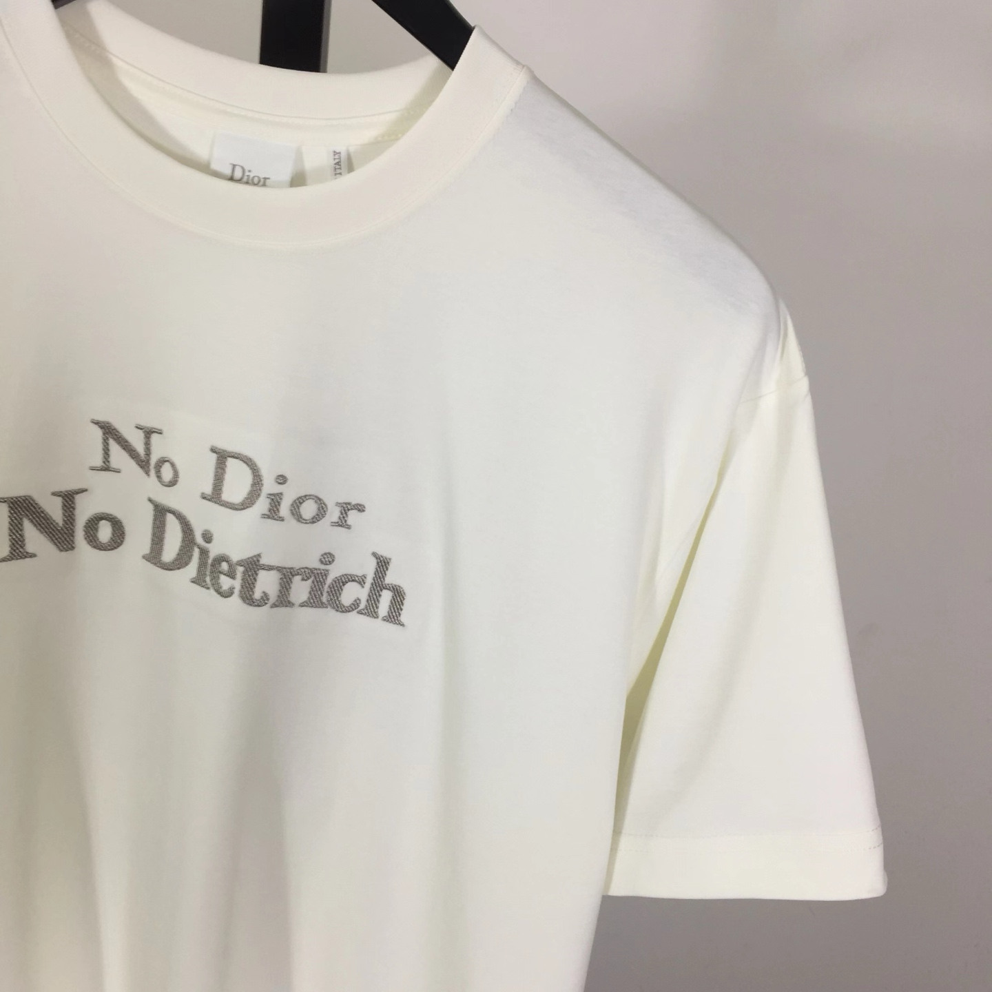Dior T-shirt With Lettering  - DopestKickz