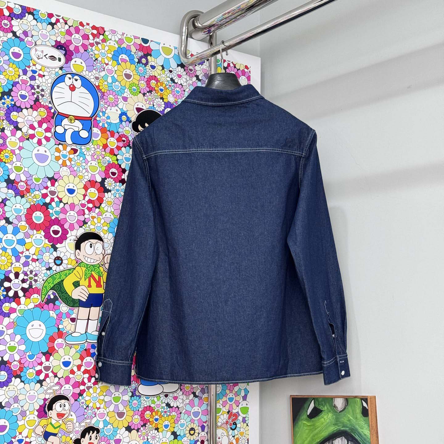 Celine Overshirt In Cotton Denim - DopestKickz