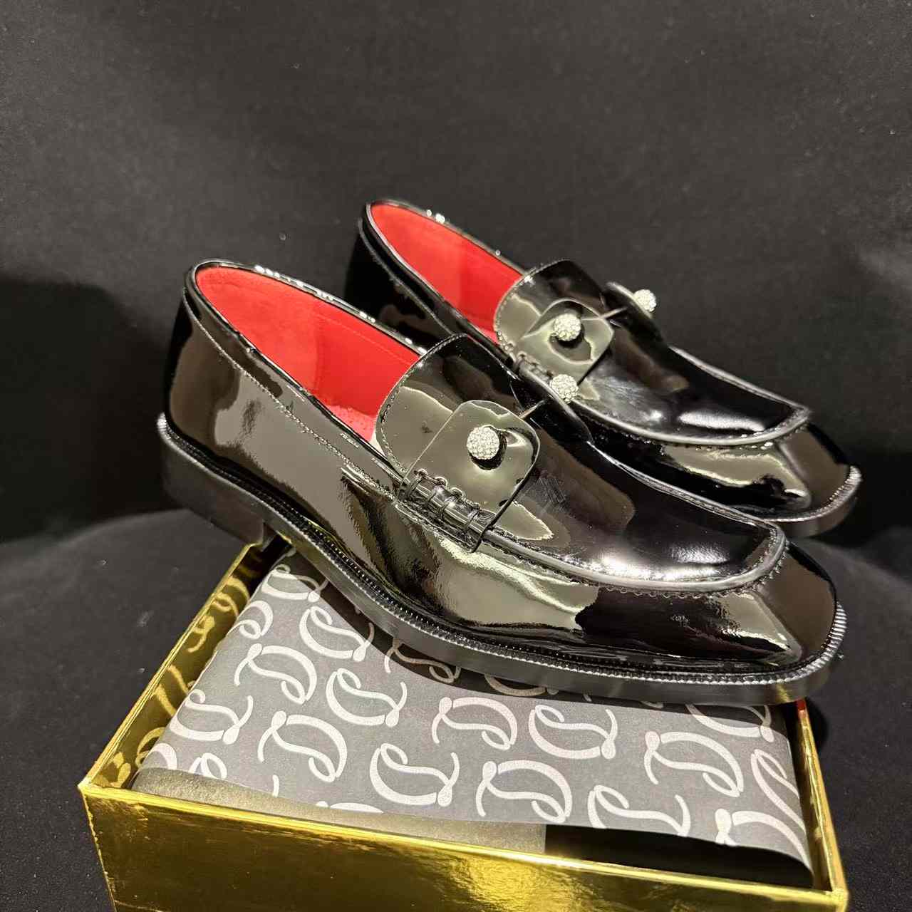 Christian Louboutin Chambelimoc Night Strass - DopestKickz