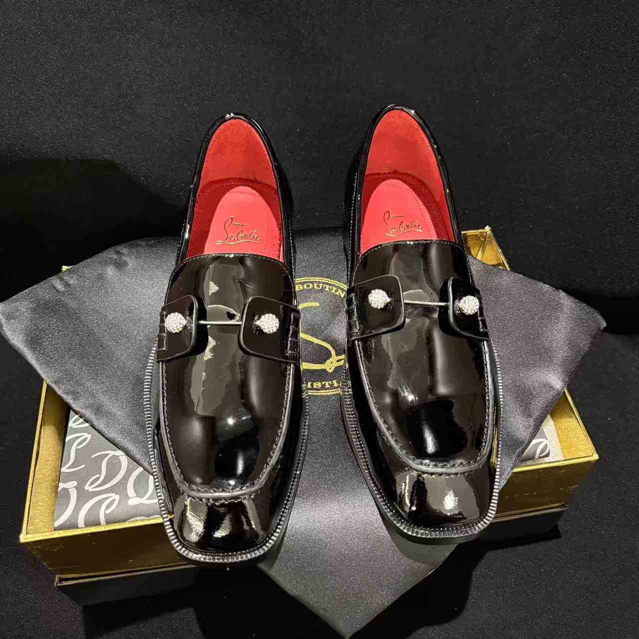 Christian Louboutin Chambelimoc Night Strass - DopestKickz