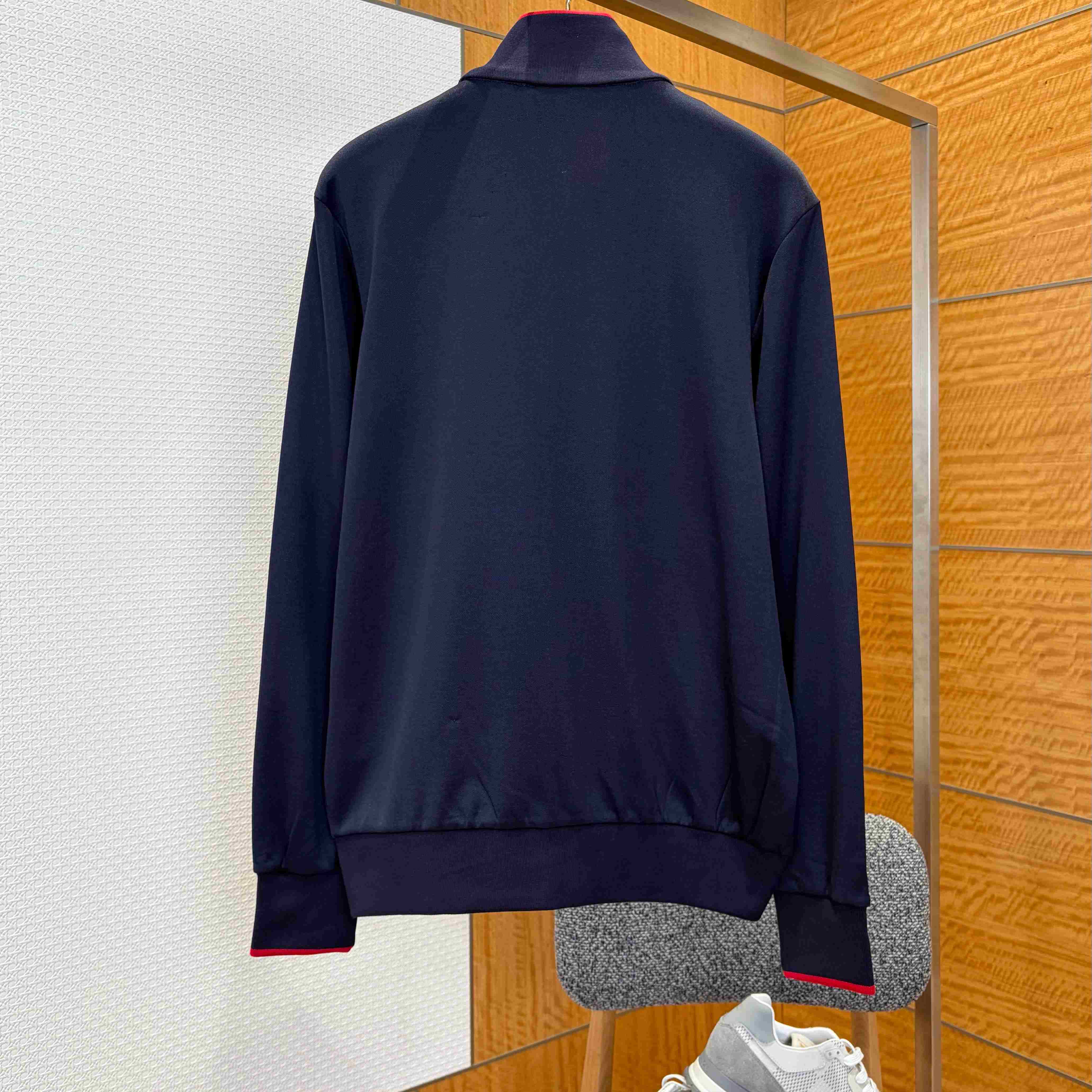 Gucci Technical Jersey Zip Jacket With Embroidery - DopestKickz