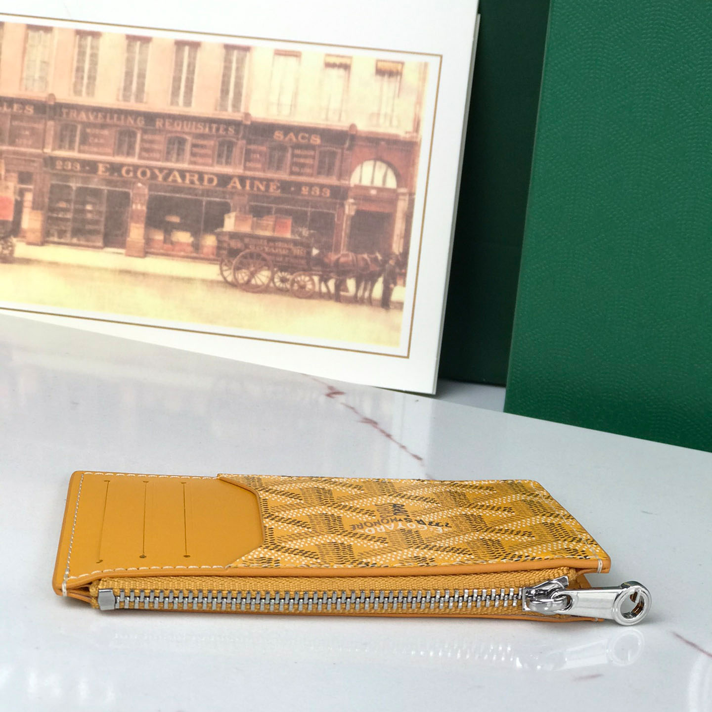 Goyard Bourbon Zipped Card Holder - DopestKickz