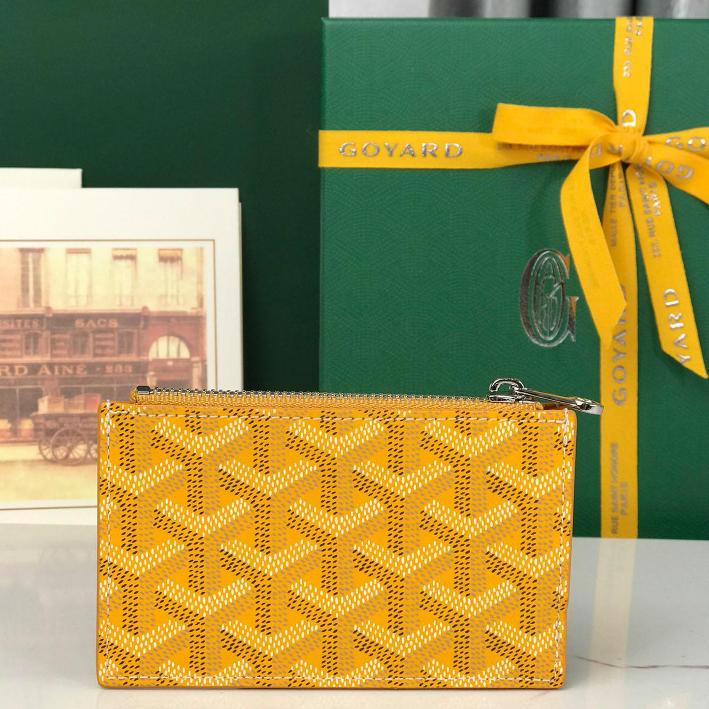 Goyard Bourbon Zipped Card Holder - DopestKickz