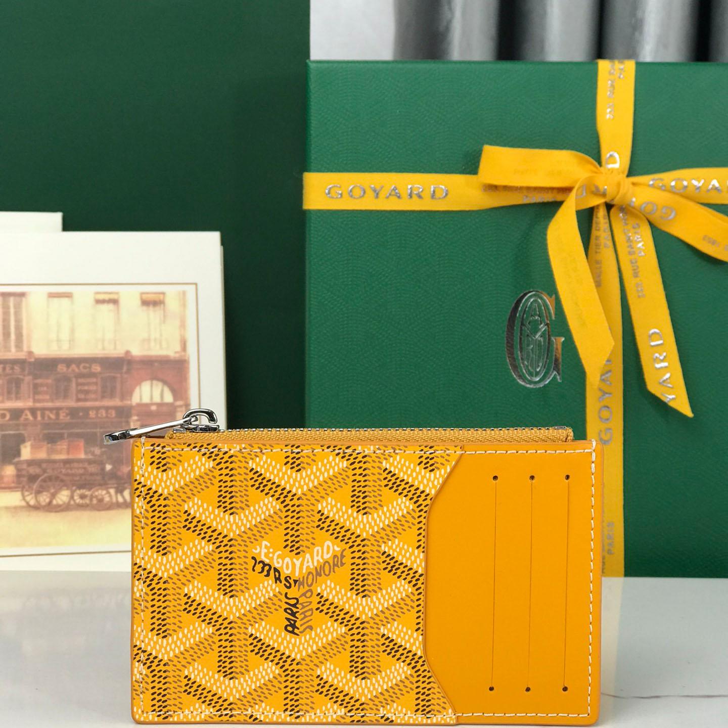 Goyard Bourbon Zipped Card Holder - DopestKickz