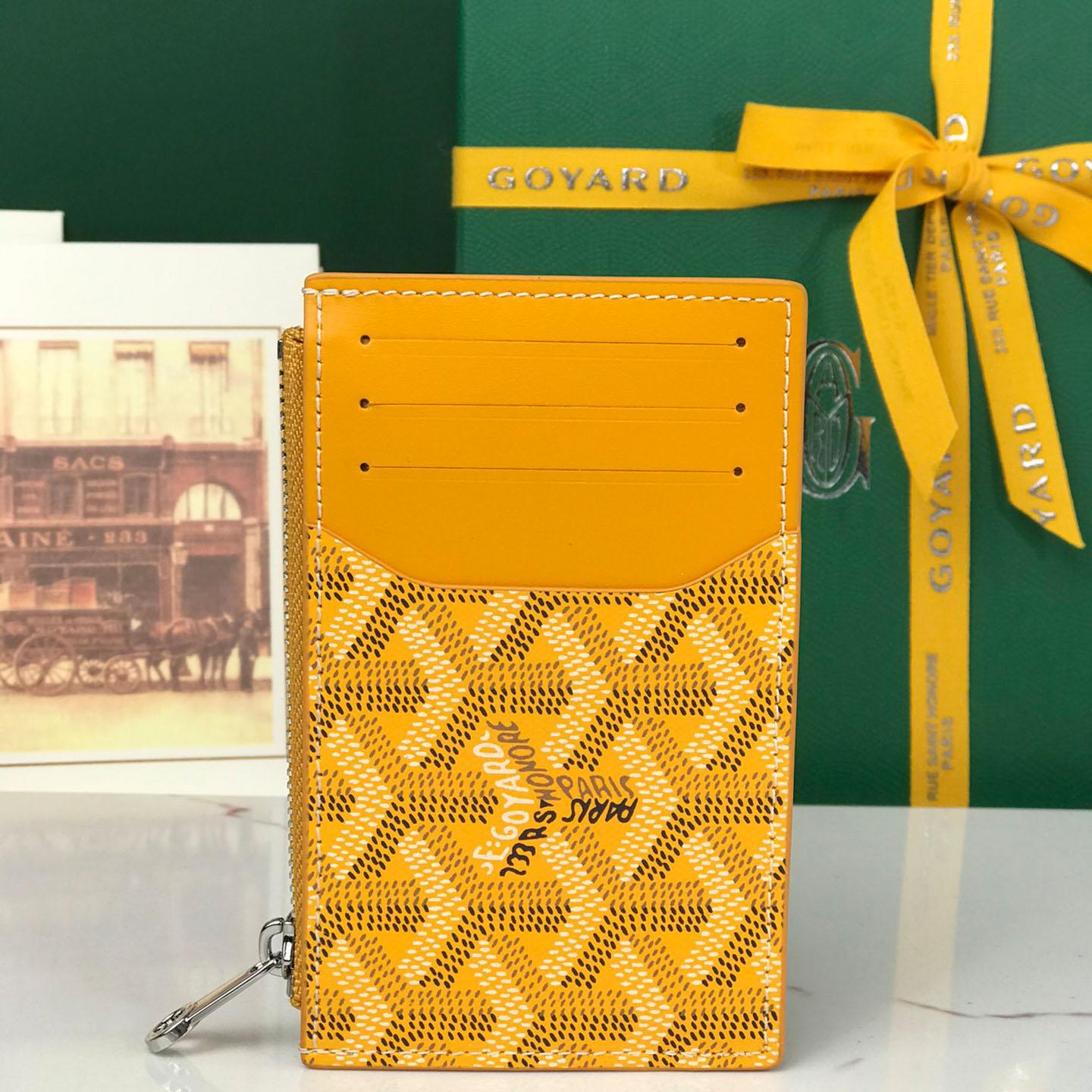 Goyard Bourbon Zipped Card Holder - DopestKickz