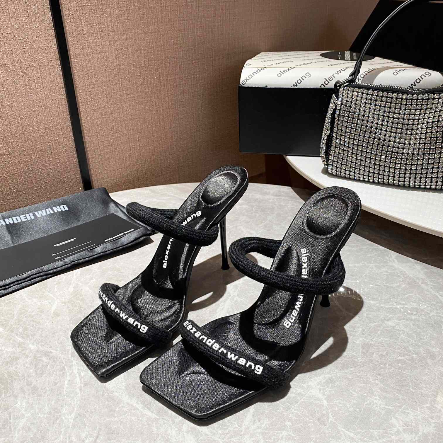 Alexander Wang  Julie 105mm Nylon Tubular Sandal - DopestKickz