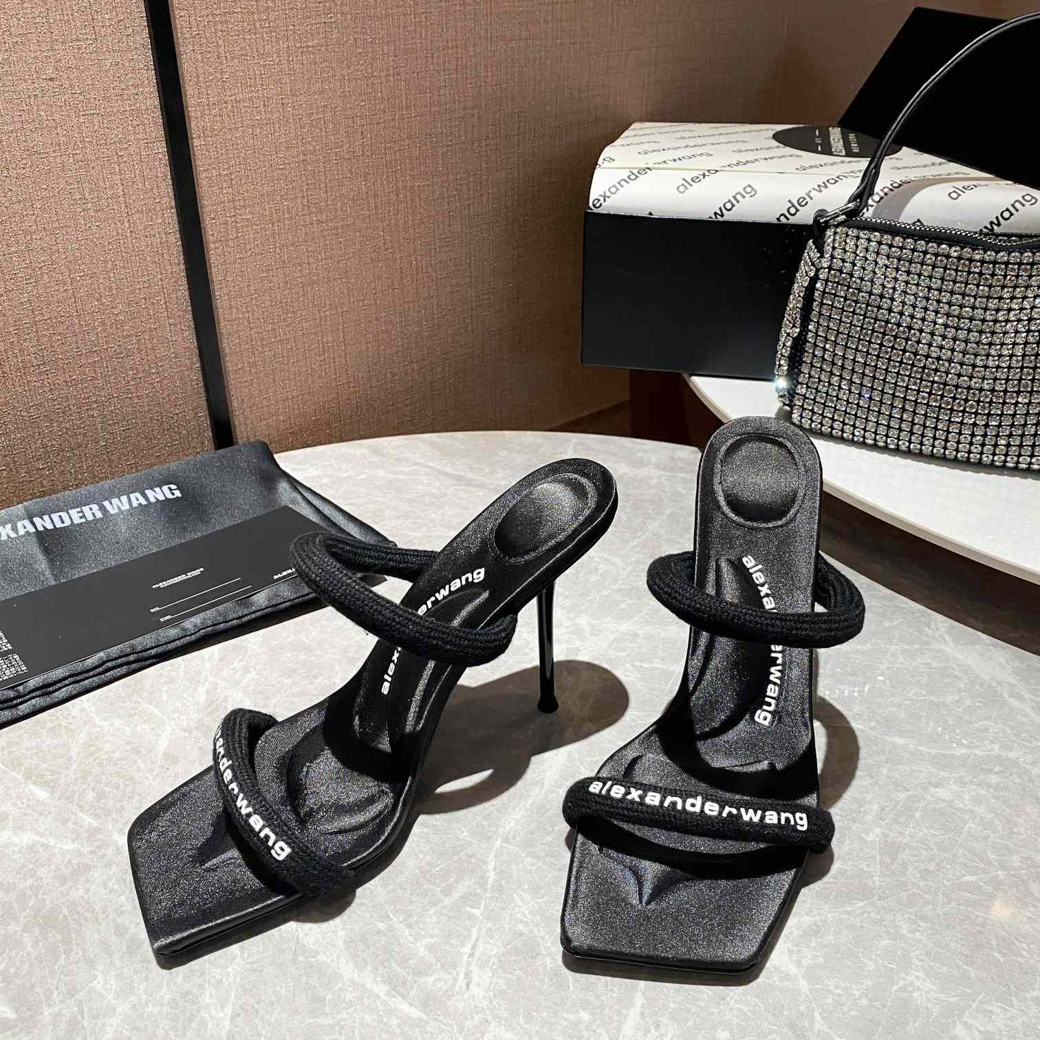 Alexander Wang  Julie 105mm Nylon Tubular Sandal - DopestKickz