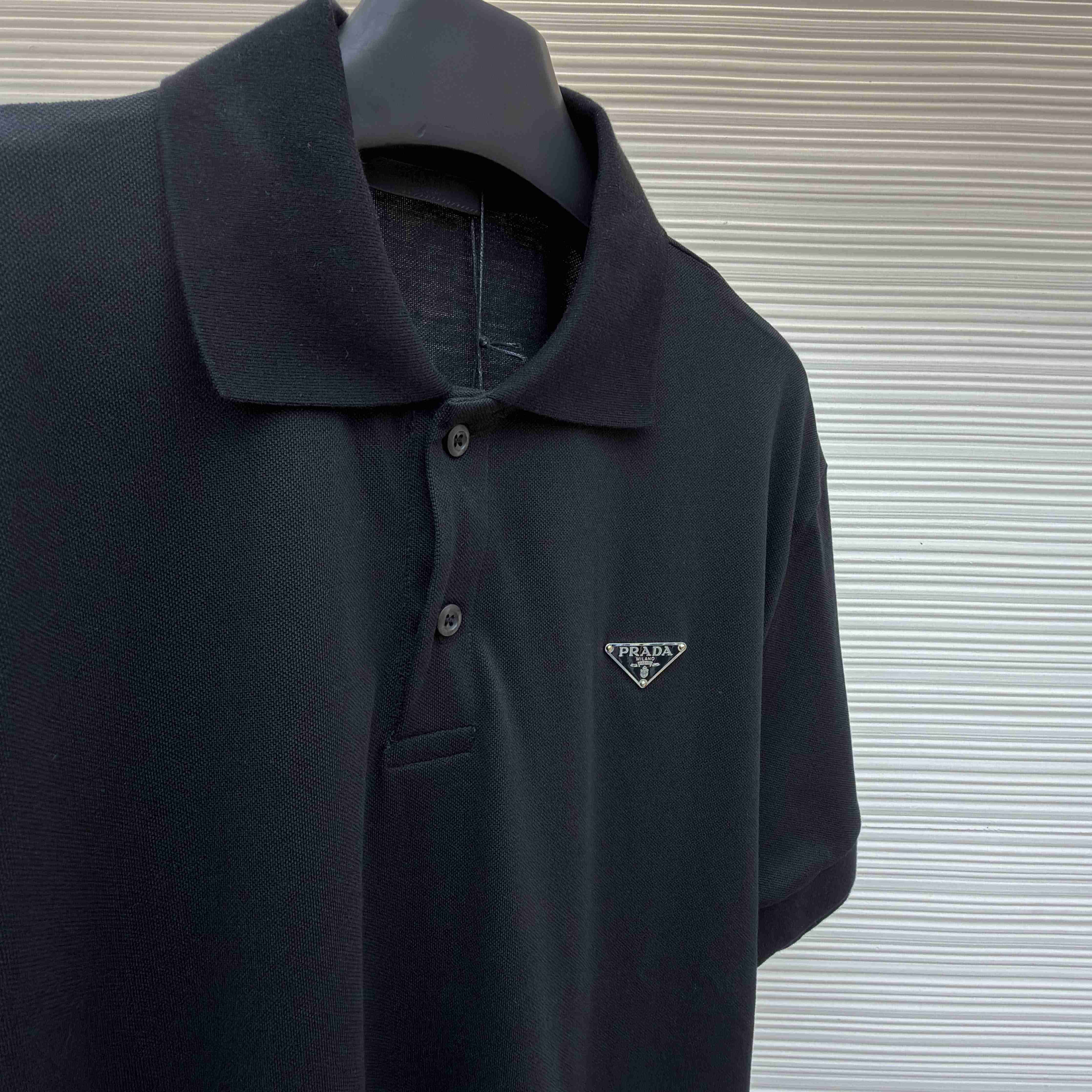Prada Piqué Polo Shirt - DopestKickz