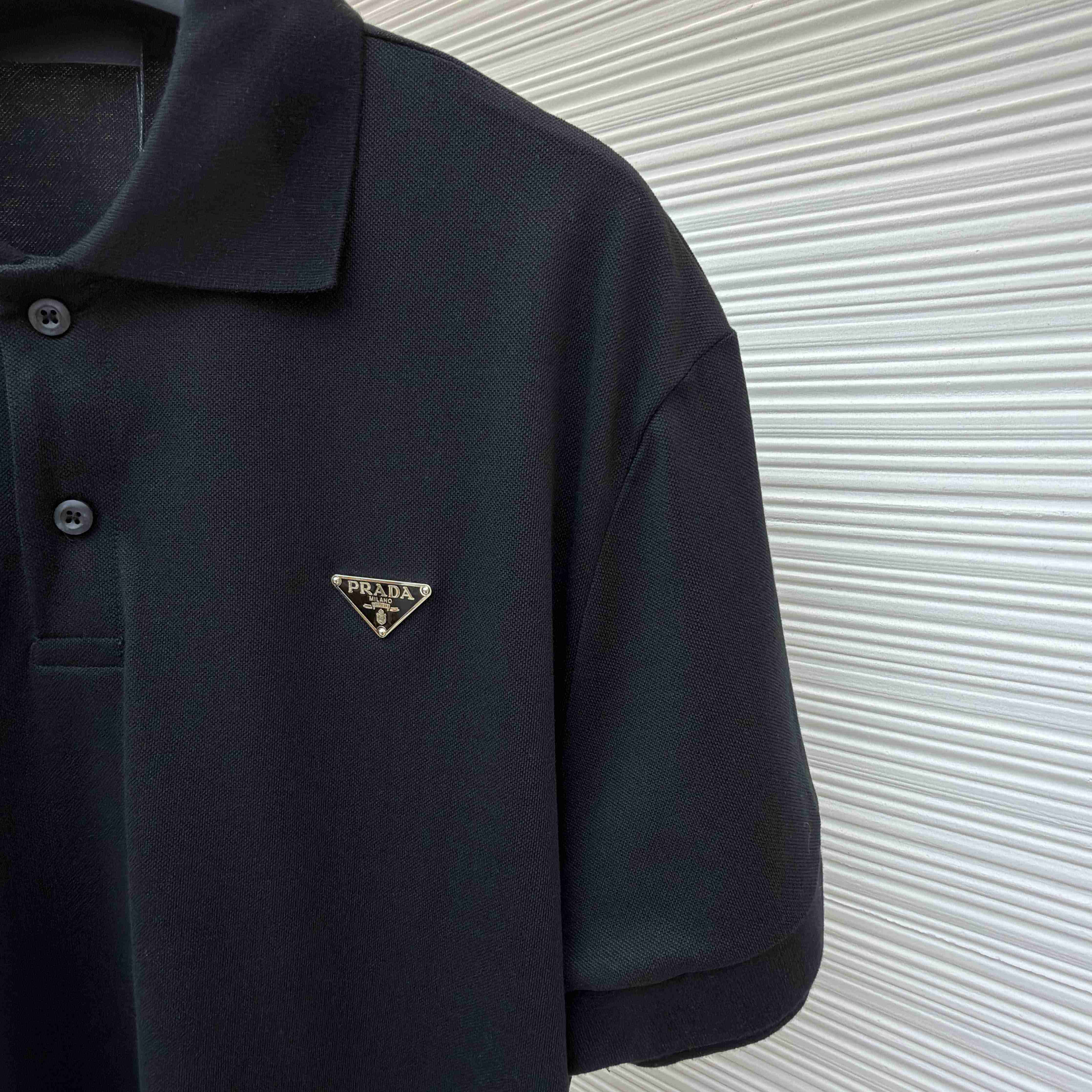 Prada Piqué Polo Shirt - DopestKickz