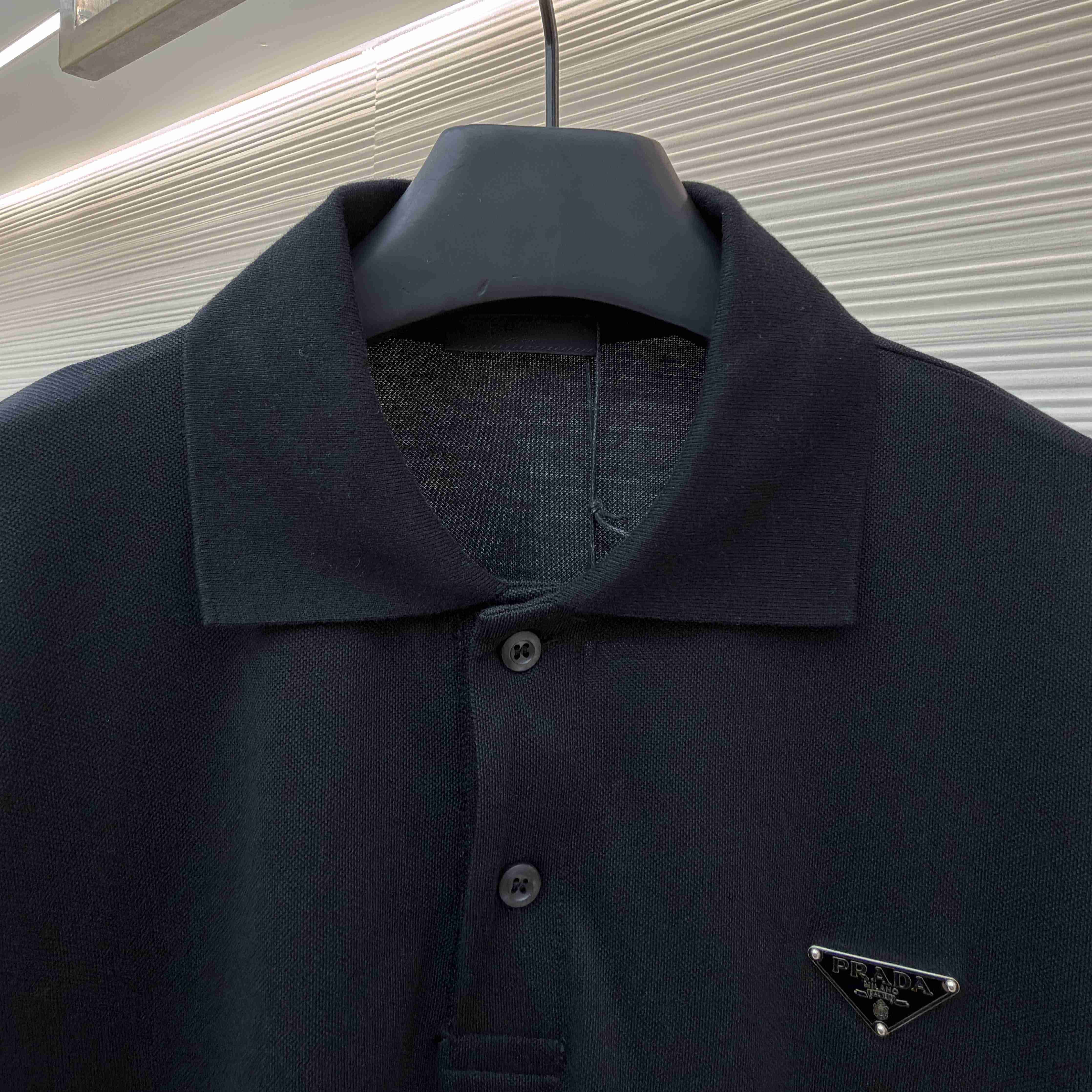 Prada Piqué Polo Shirt - DopestKickz