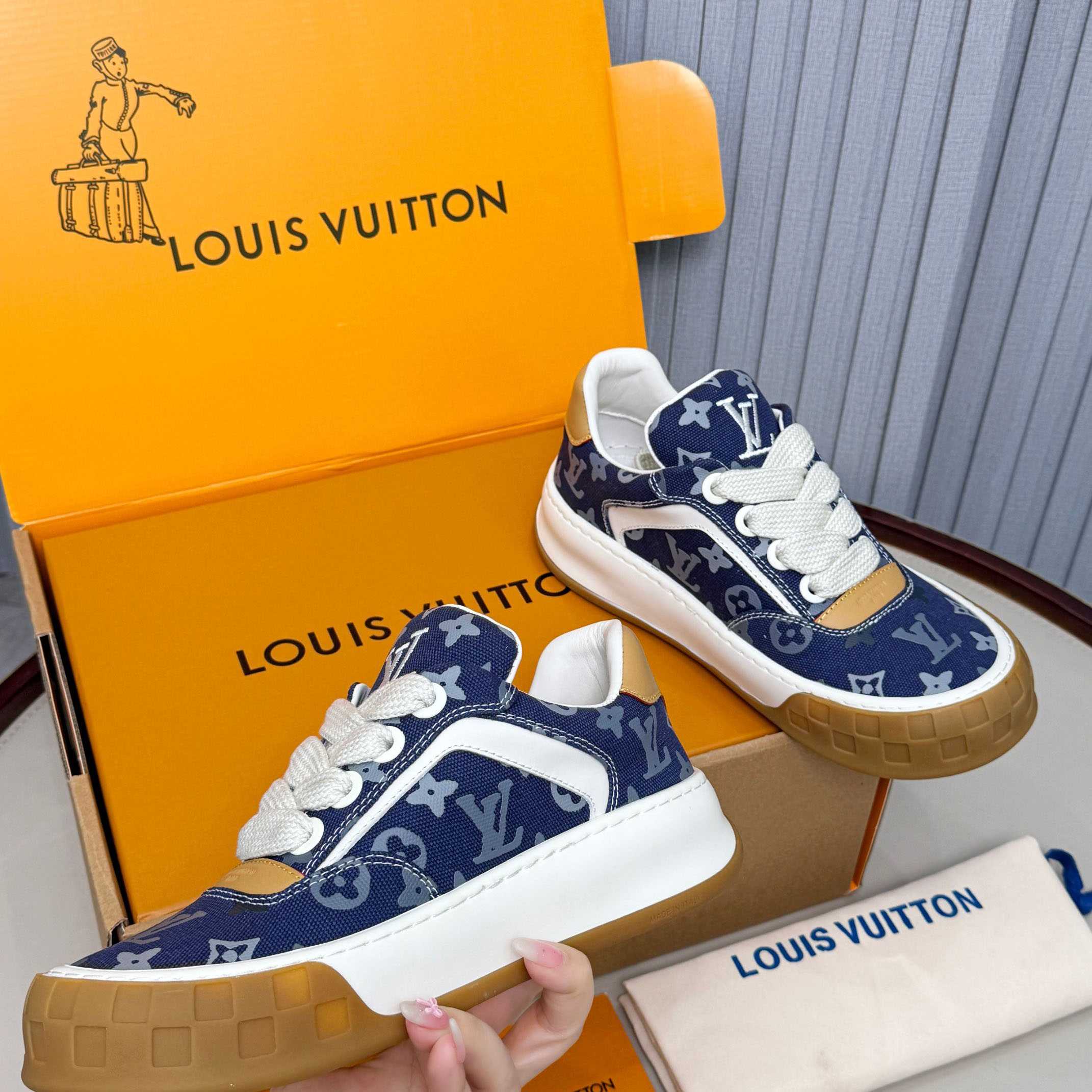 Louis Vuitton LV Tilted Sneaker 1AJCWL - DopestKickz