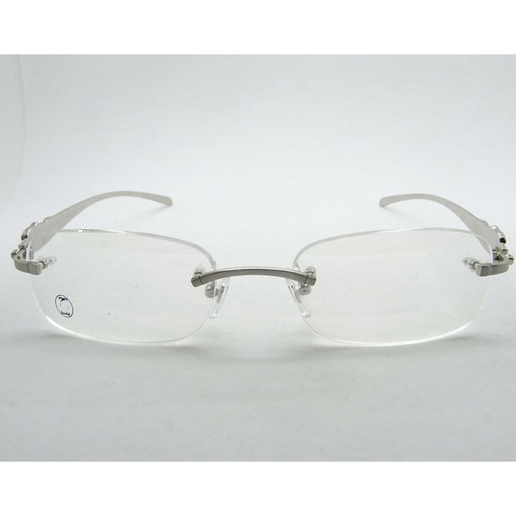 Cartier CT 5102336 Eyeglasses In Silver - DopestKickz