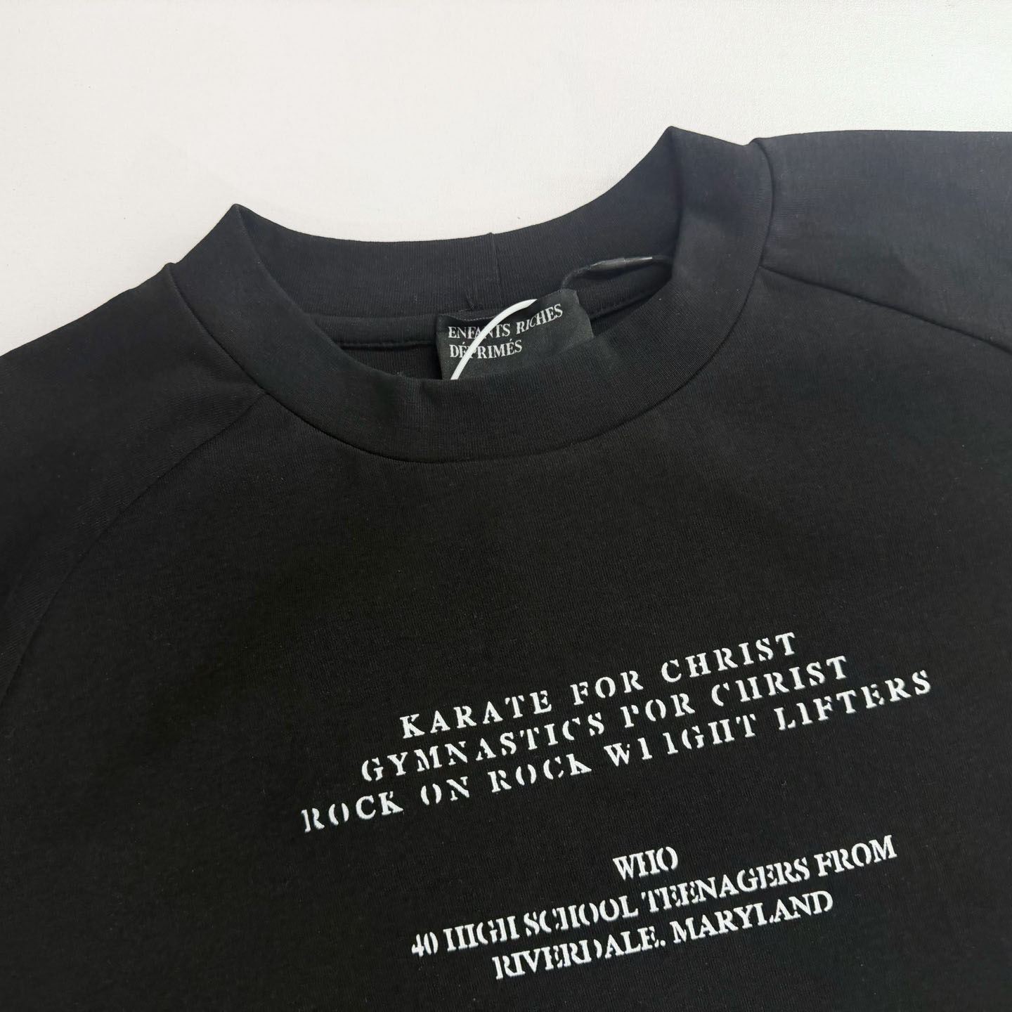 Enfants Riches Déprimés Karate For Jesus Raglan T-Shirt - DopestKickz