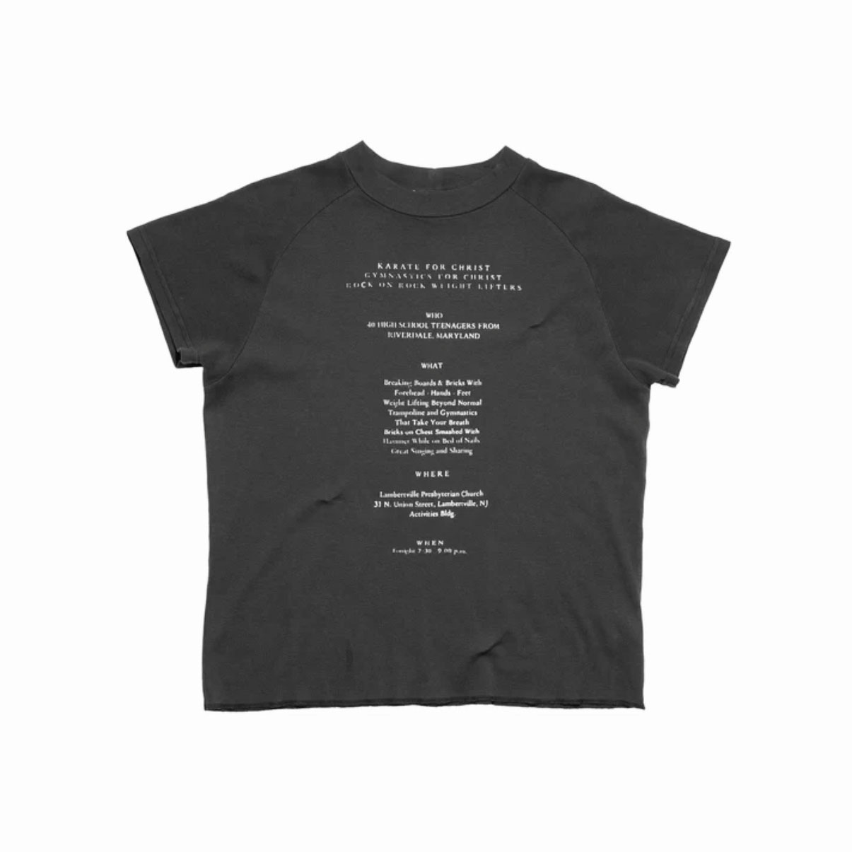 Enfants Riches Déprimés Karate For Jesus Raglan T-Shirt - DopestKickz