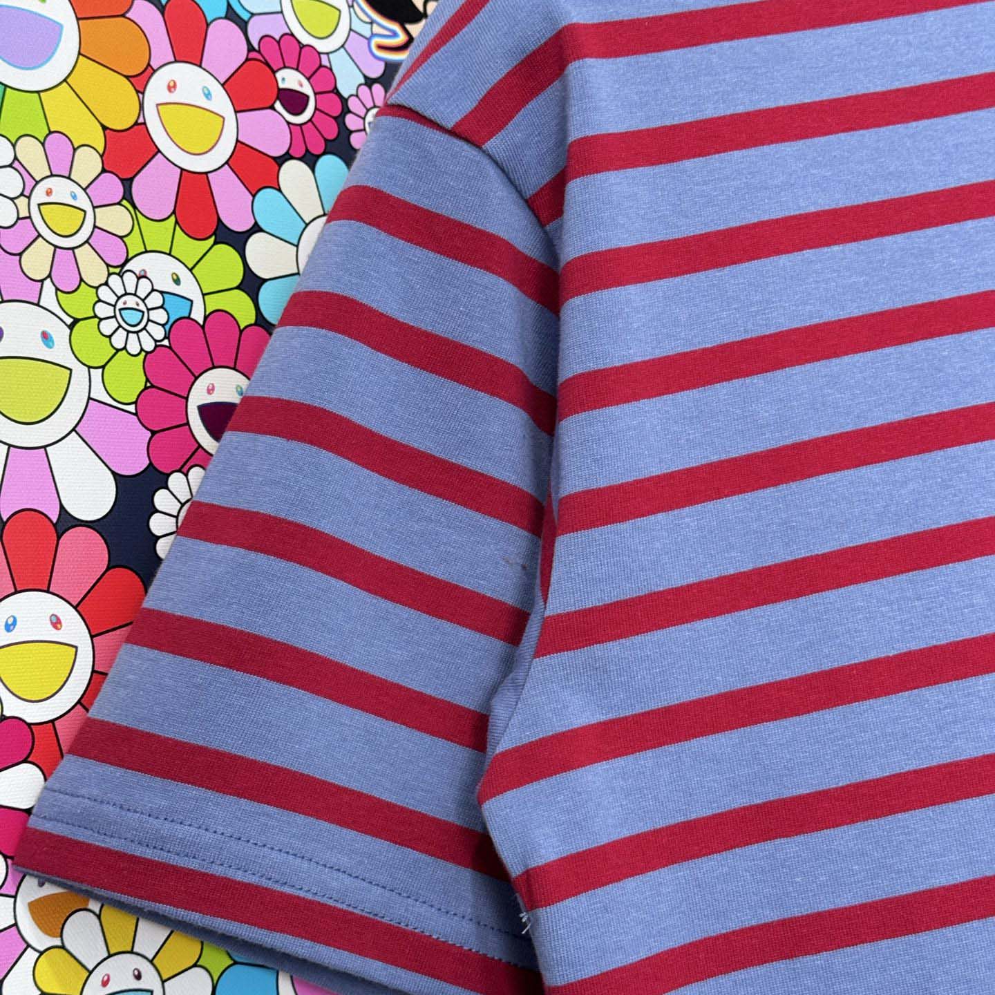 Prada Oversized Striped Jersey T-shirt - DopestKickz