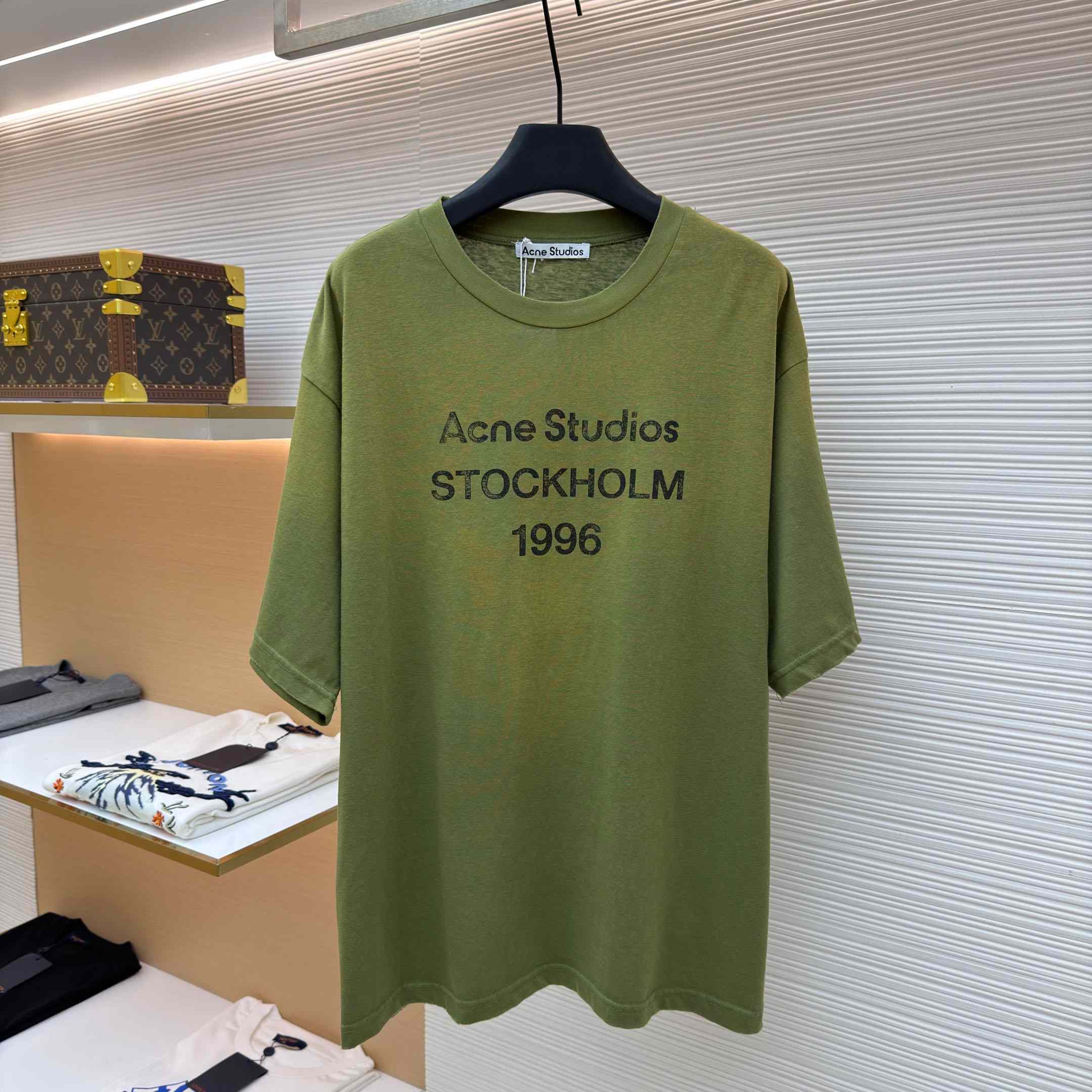 Acne Studios  Logo Tshirt - Relaxed Fit - DopestKickz