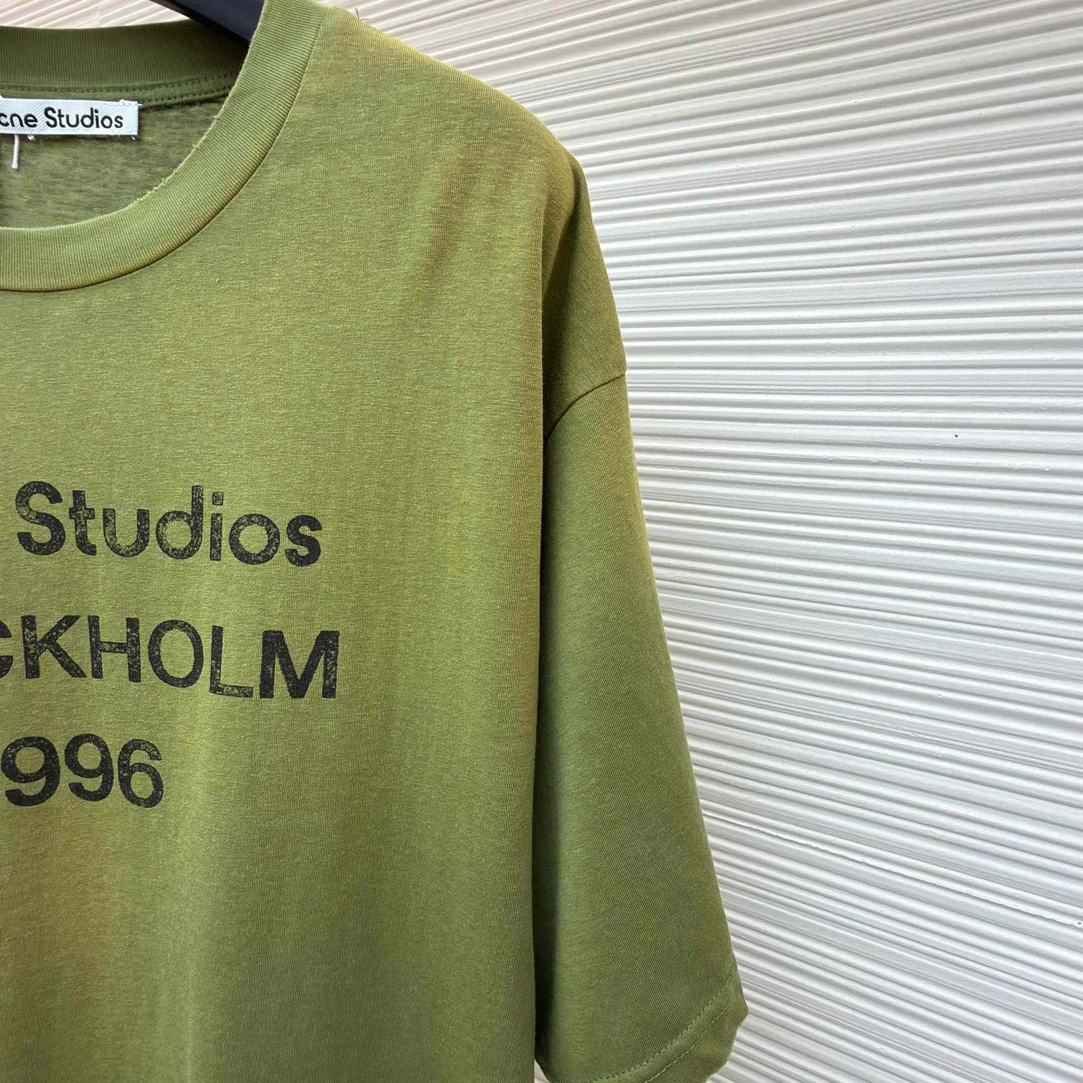 Acne Studios  Logo Tshirt - Relaxed Fit - DopestKickz