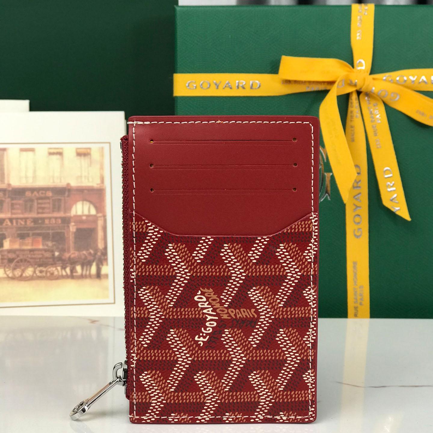 Goyard Bourbon Zipped Card Holder - DopestKickz