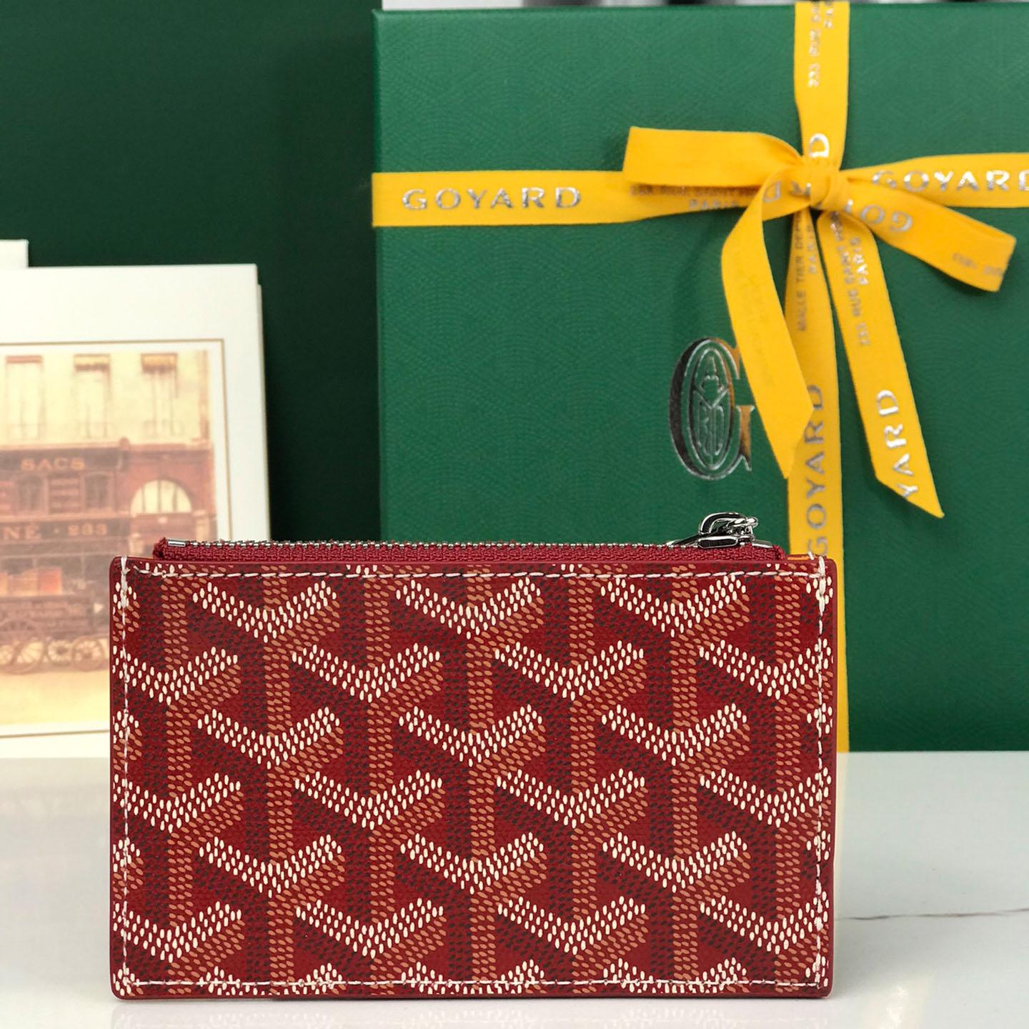 Goyard Bourbon Zipped Card Holder - DopestKickz