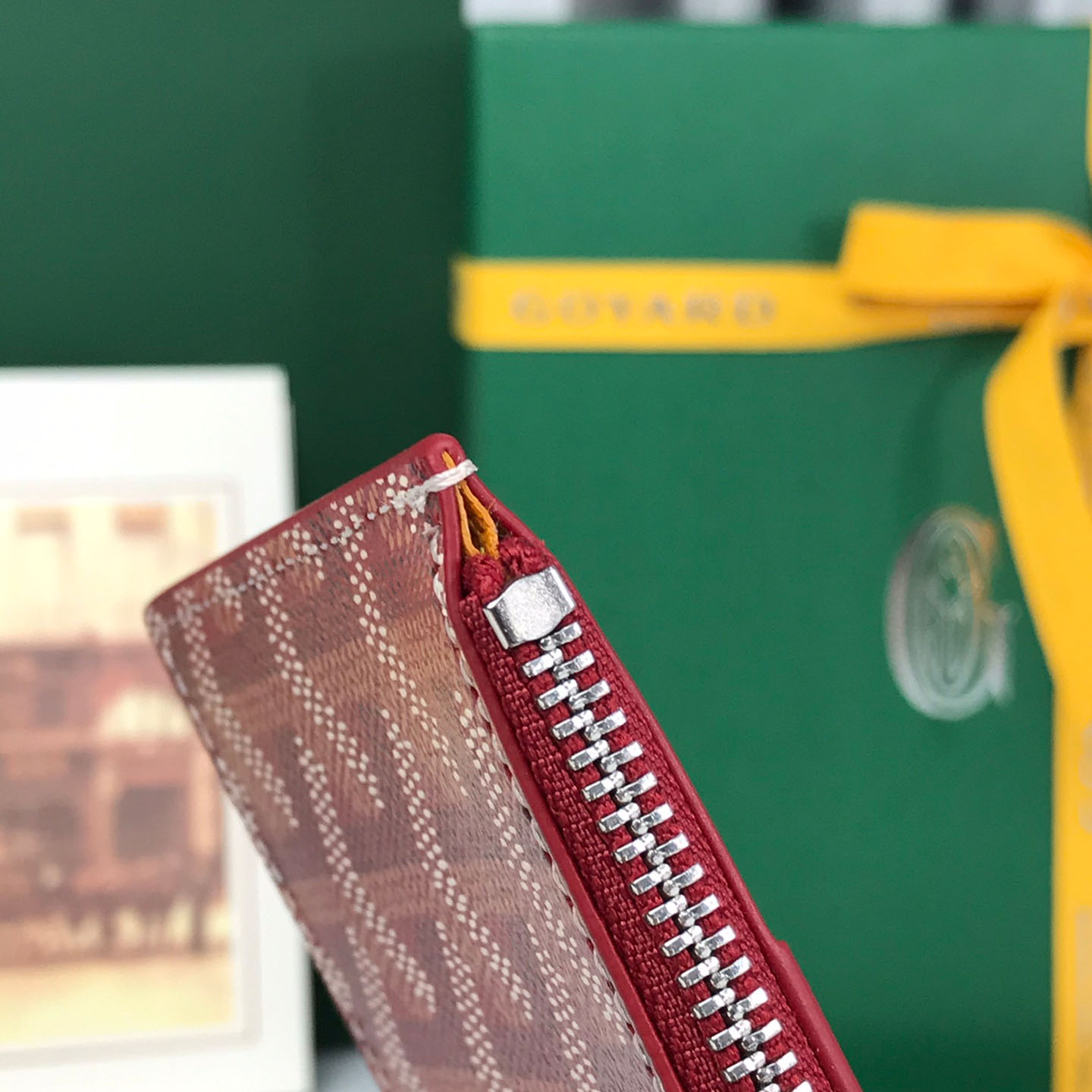 Goyard Bourbon Zipped Card Holder - DopestKickz