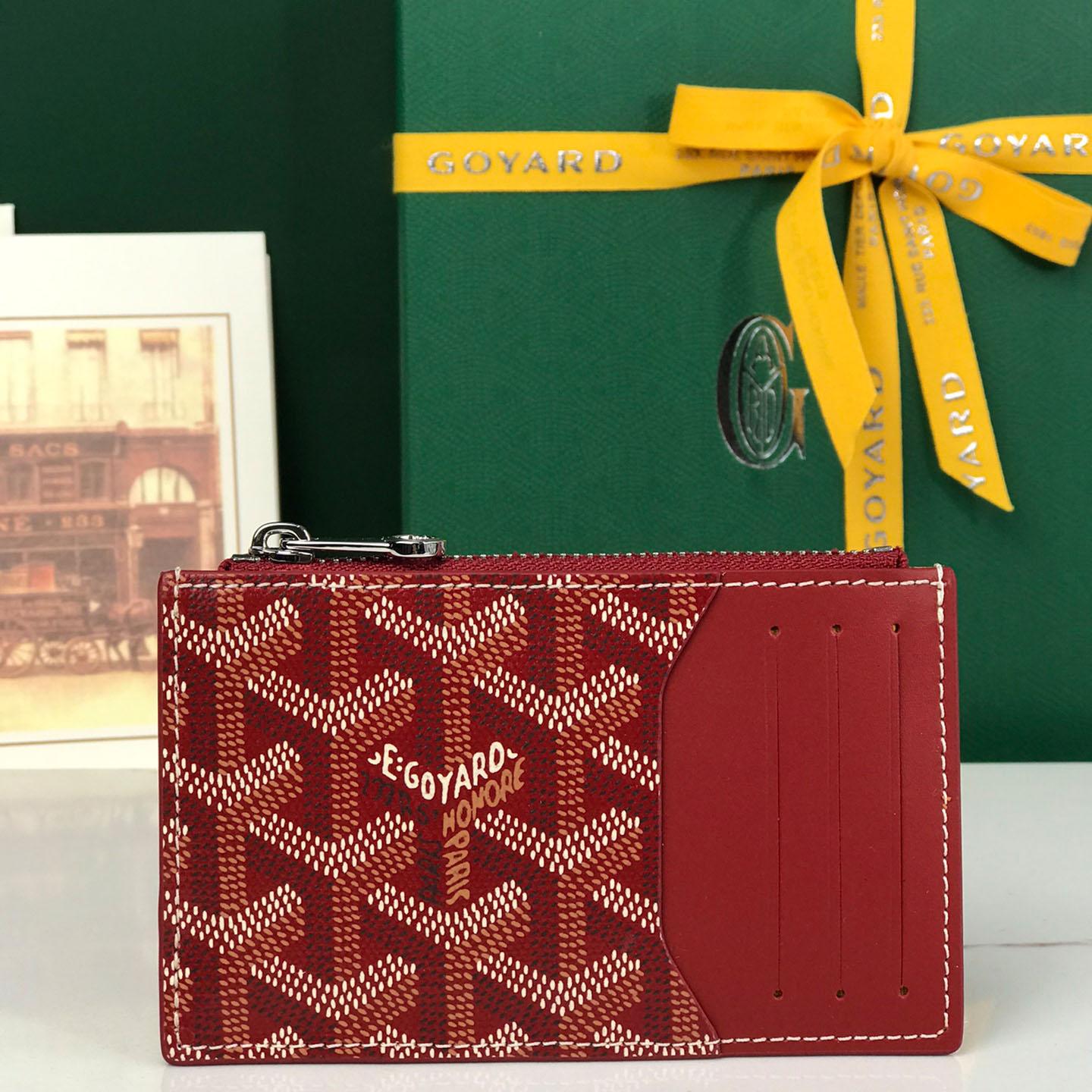 Goyard Bourbon Zipped Card Holder - DopestKickz