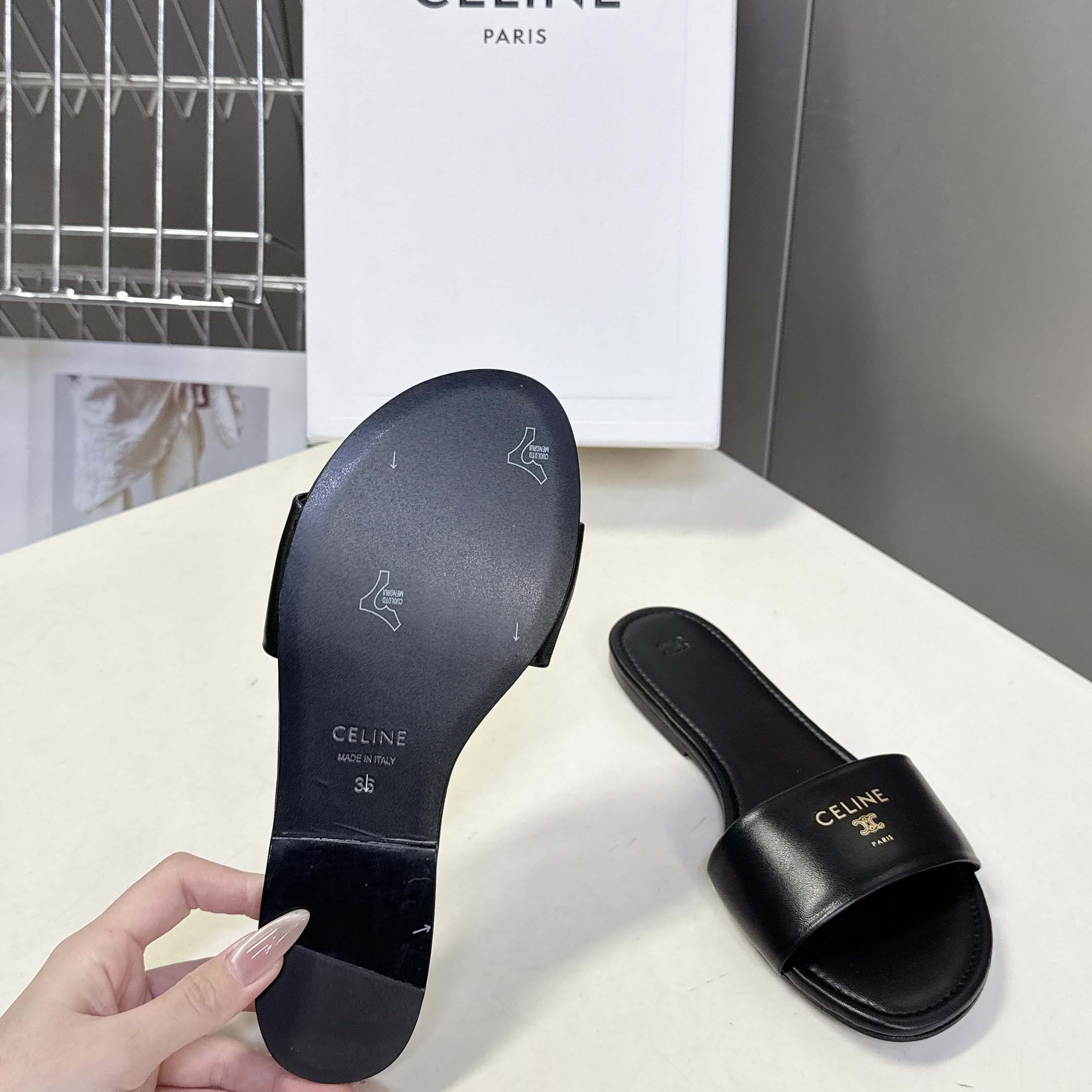 Celine Coast Mule In Lambskin - DopestKickz