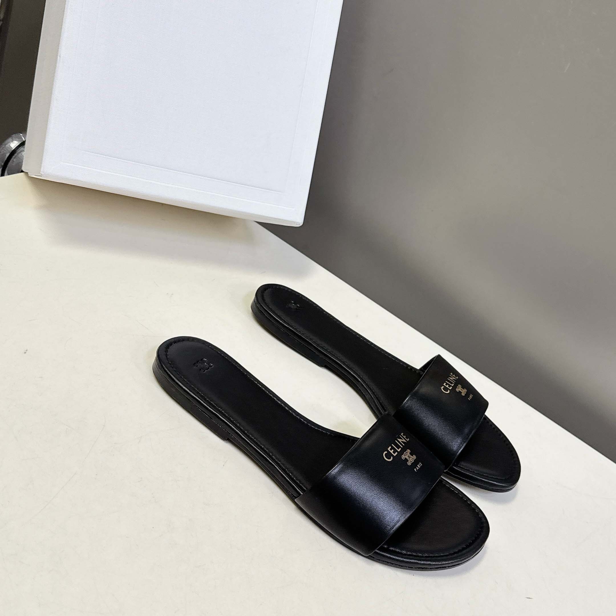 Celine Coast Mule In Lambskin - DopestKickz