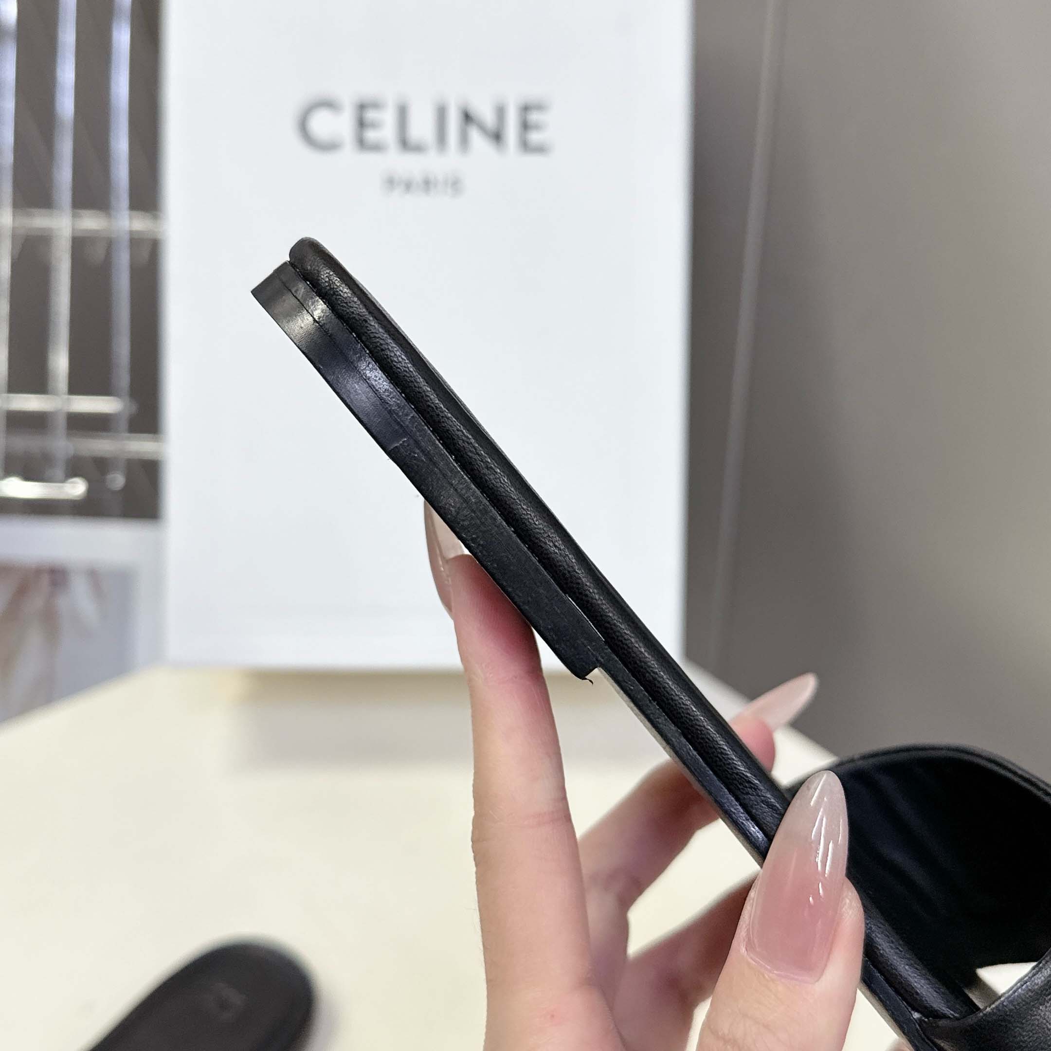 Celine Coast Mule In Lambskin - DopestKickz