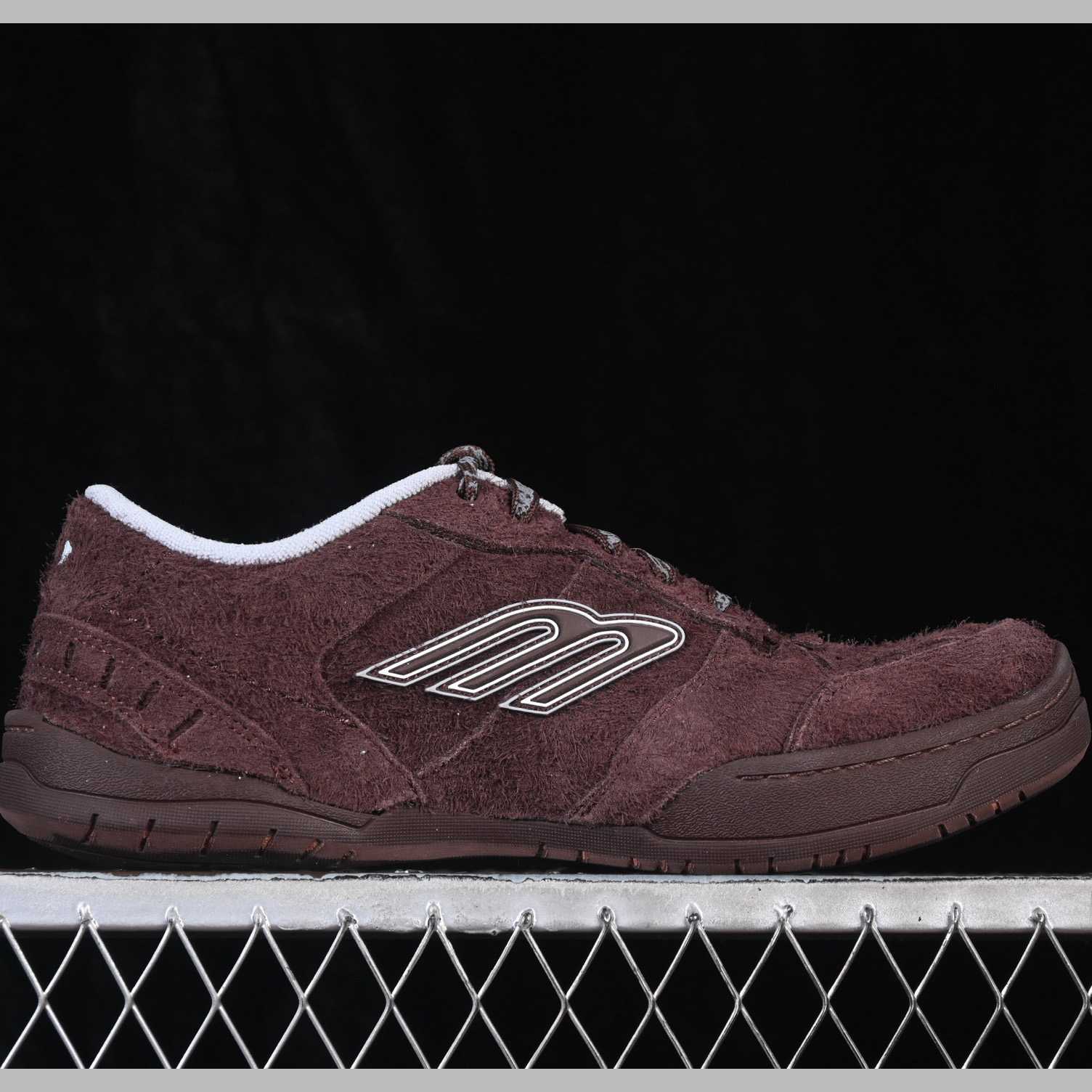 Balenciaga Hamptons Sneaker In Dark Brown And Beige Brushed Suede Cowskin - DopestKickz