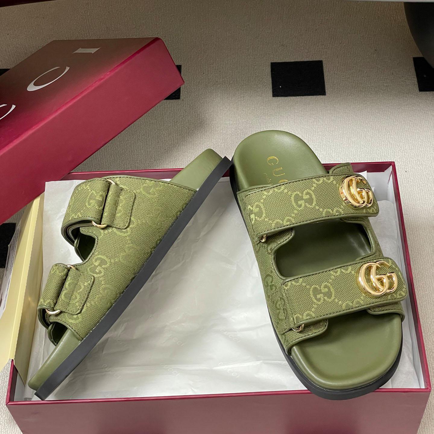 Gucci Sandal With Double G - DopestKickz