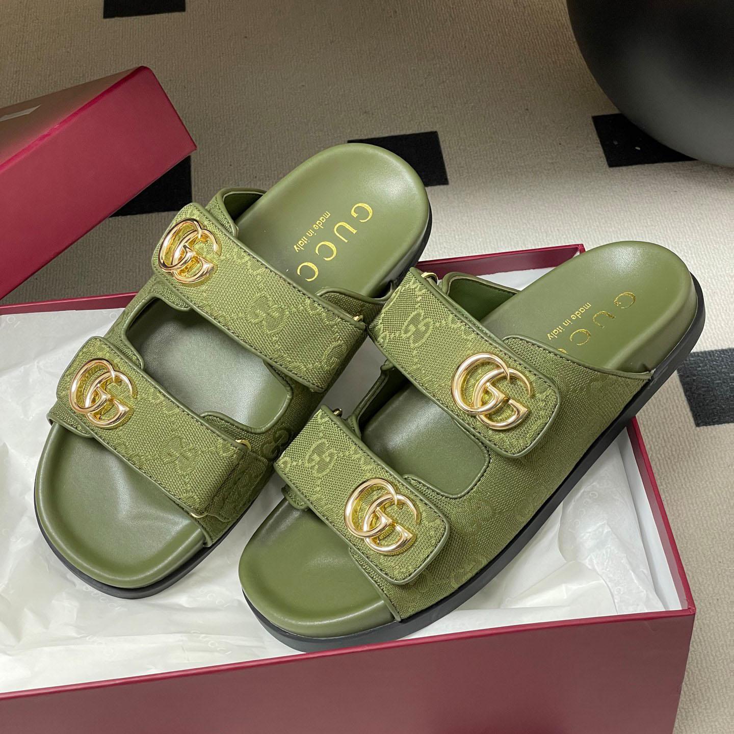 Gucci Sandal With Double G - DopestKickz