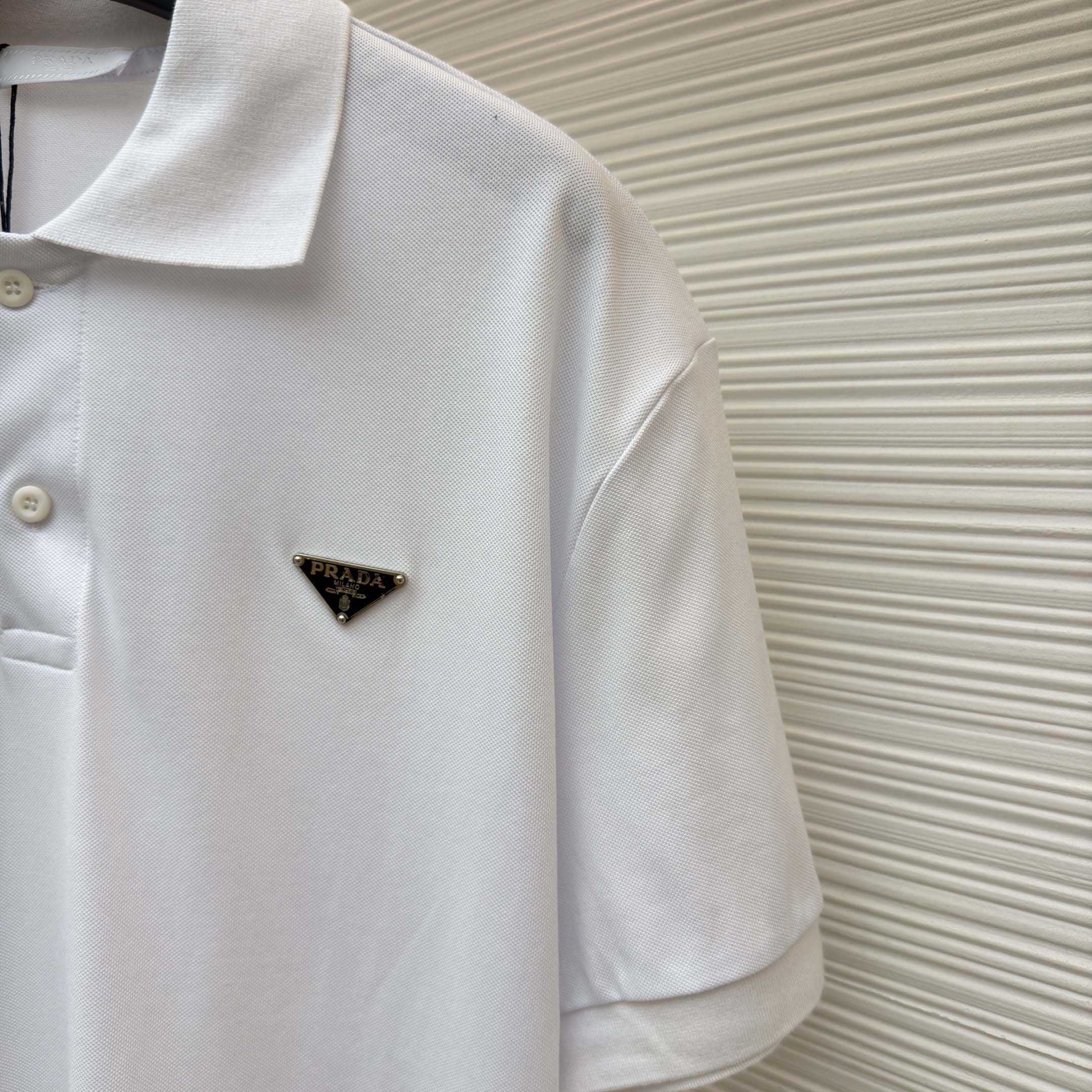Prada Piqué Polo Shirt - DopestKickz