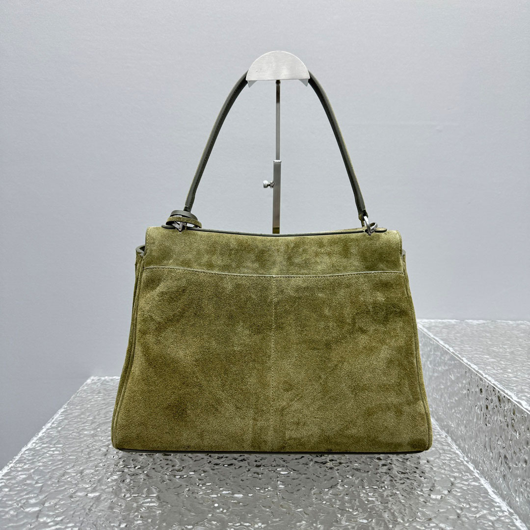 Balenciaga  Rodeo Handbag Medium In Khaki - DopestKickz