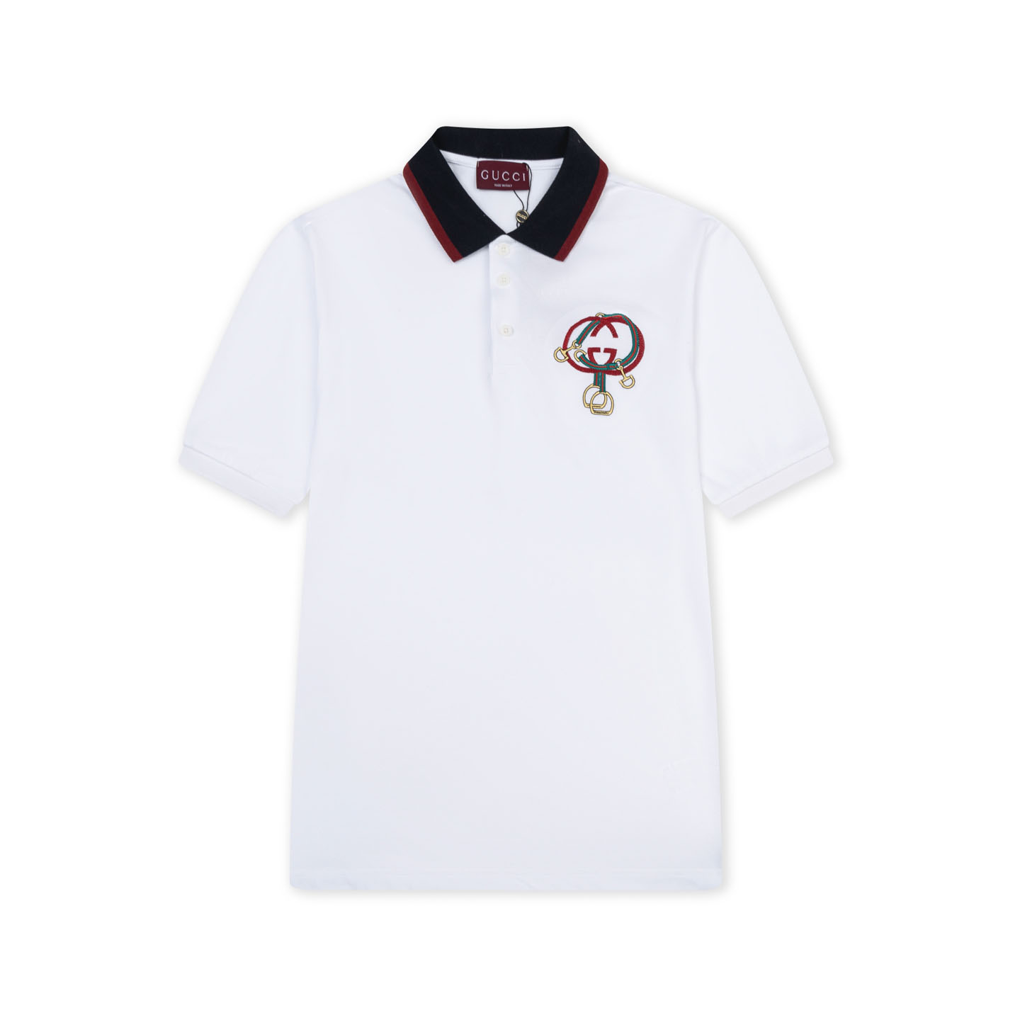 Gucci Cotton Piquet Polo Shirt With Embroidery - DopestKickz