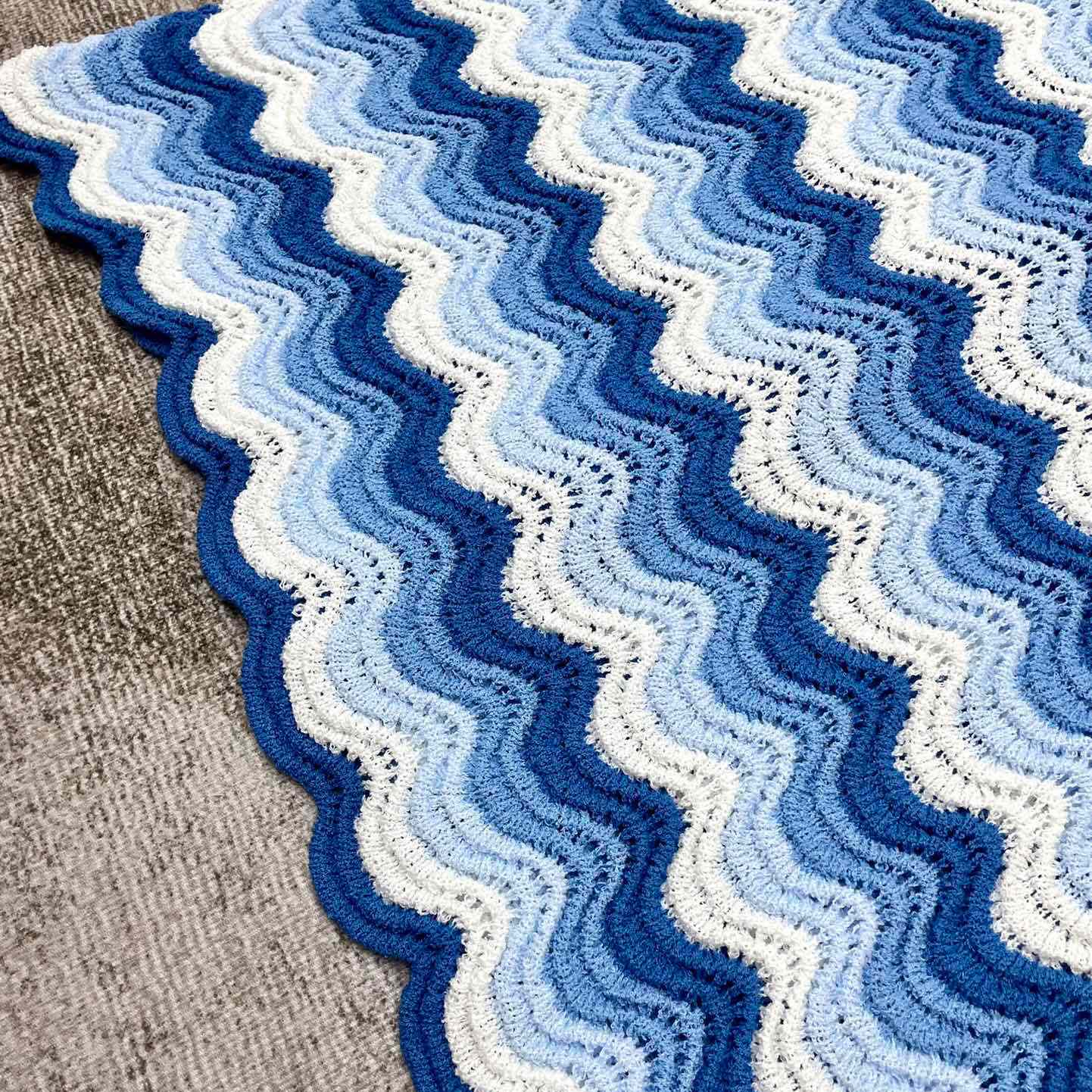 Casablanca Wavy Gradient Crochet Shirt D007 - DopestKickz