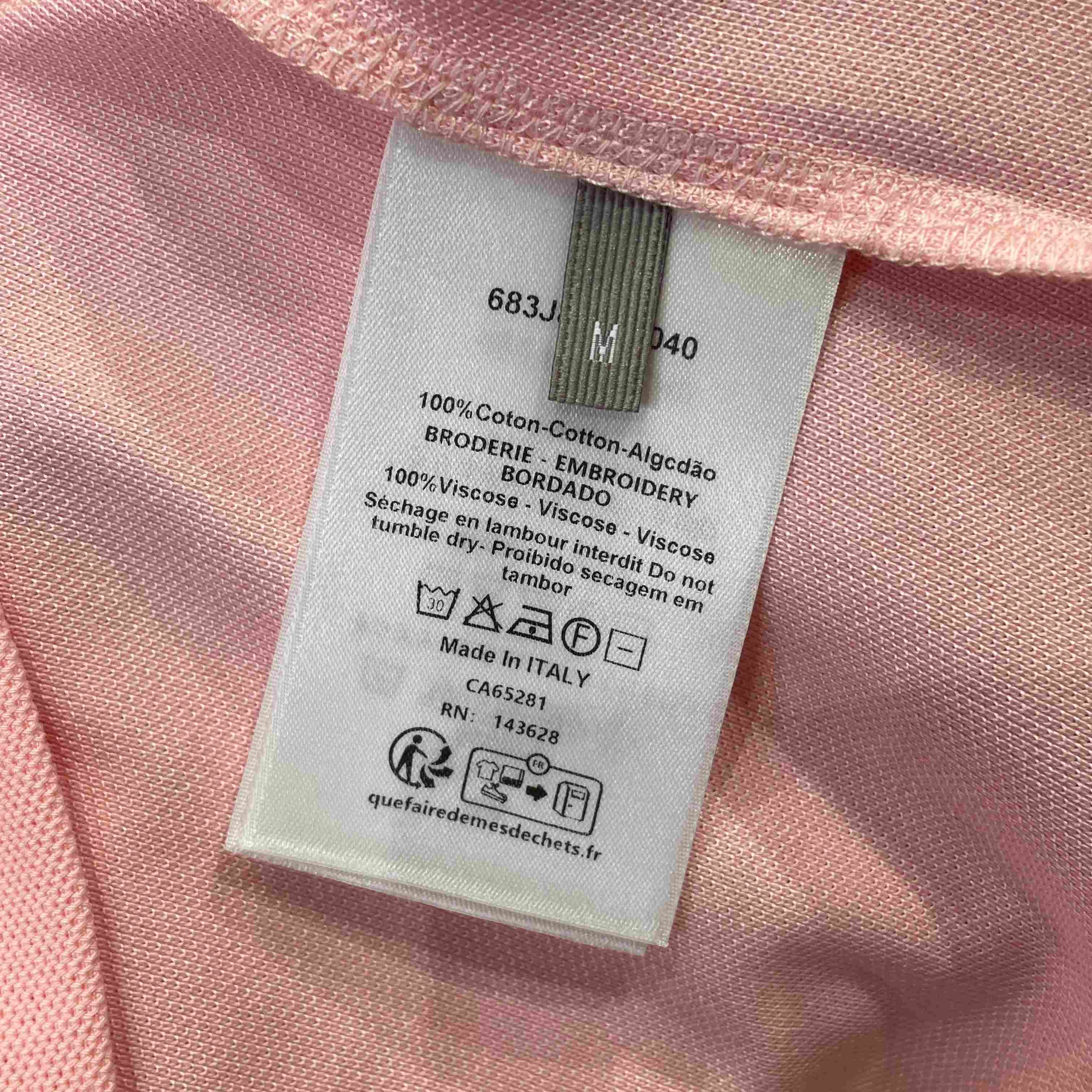 Dior Polo Shirt Lilac Cotton Piqué - DopestKickz