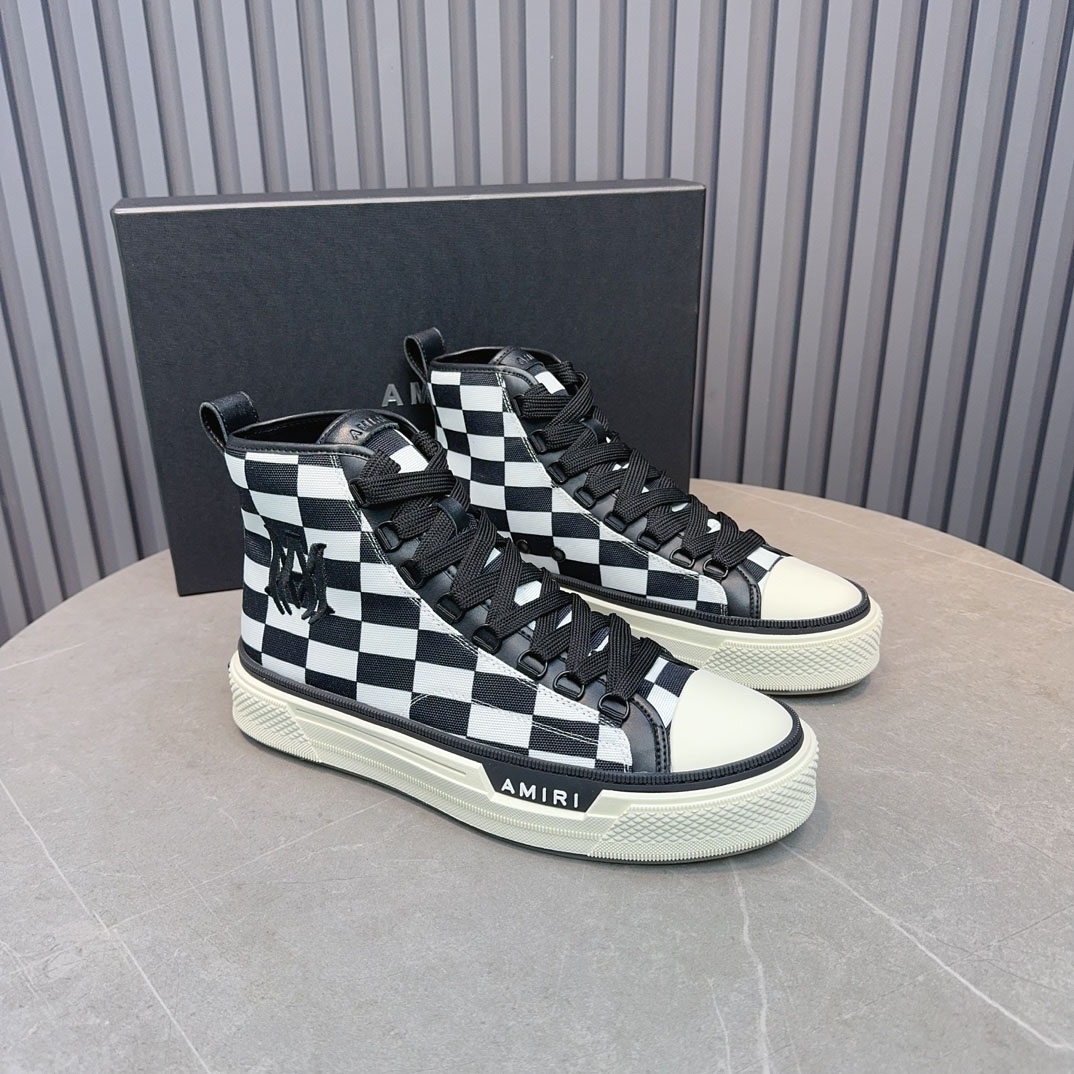 Amiri Court High 'Checkerboard' - DopestKickz