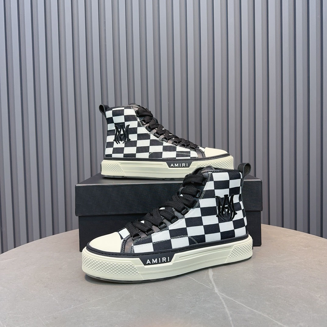 Amiri Court High 'Checkerboard' - DopestKickz