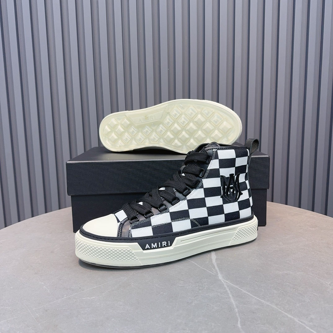 Amiri Court High 'Checkerboard' - DopestKickz
