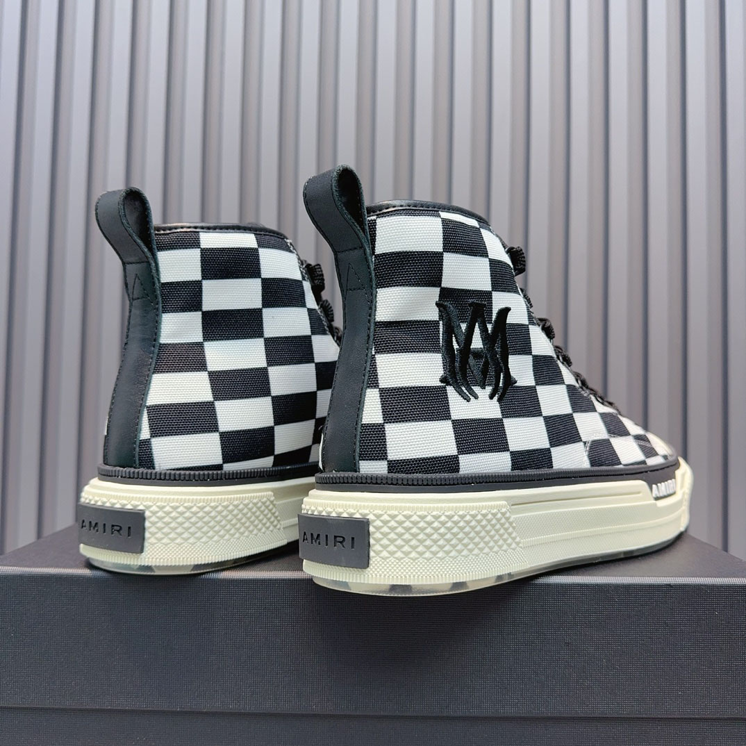 Amiri Court High 'Checkerboard' - DopestKickz