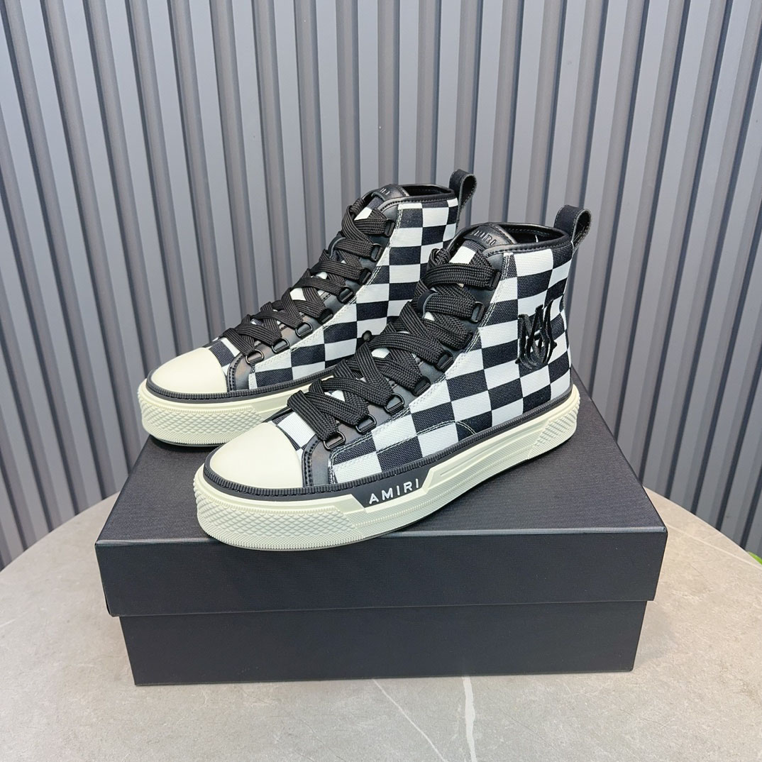 Amiri Court High 'Checkerboard' - DopestKickz