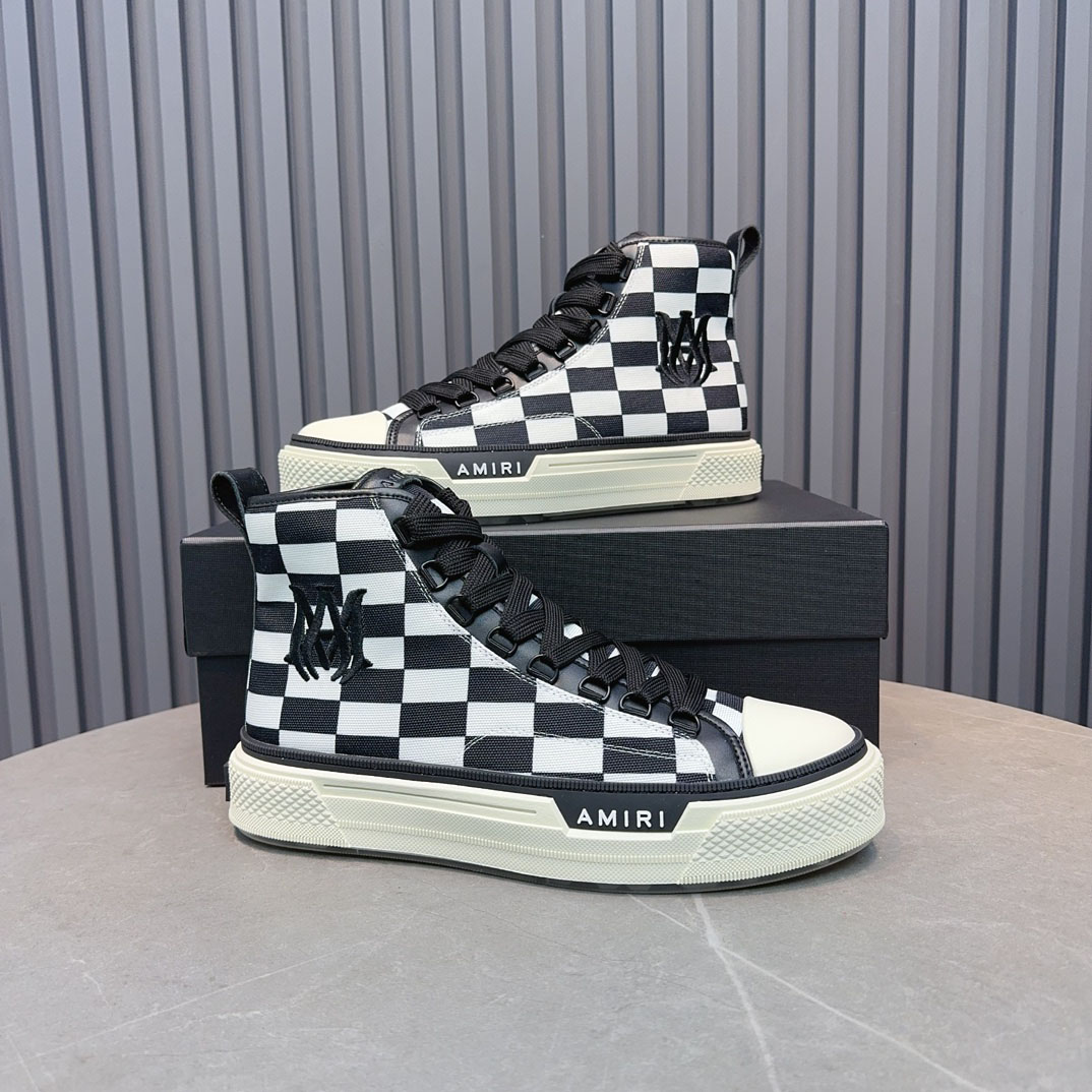 Amiri Court High 'Checkerboard' - DopestKickz