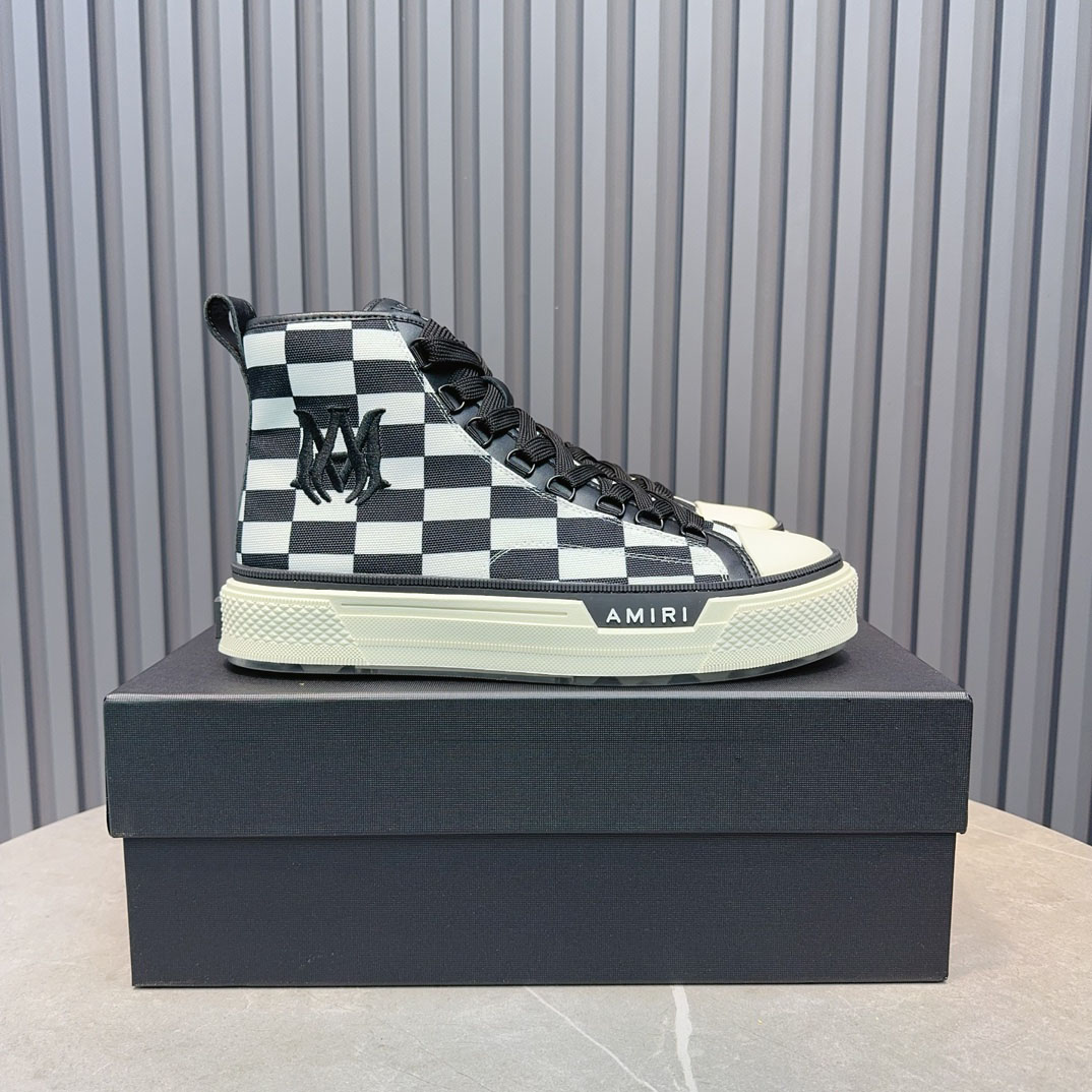 Amiri Court High 'Checkerboard' - DopestKickz