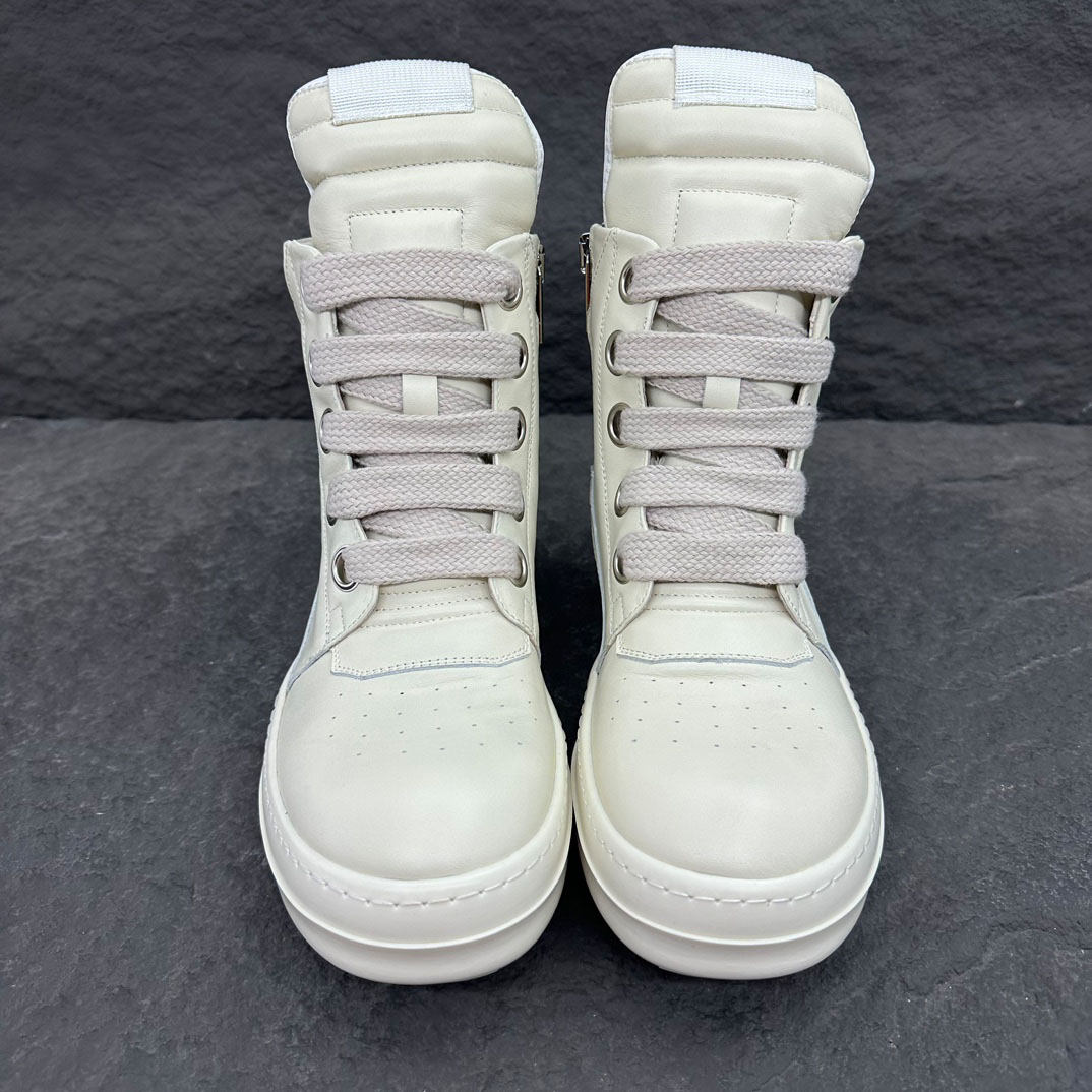 Rick Owens Geobasket High 'Milk' - DopestKickz